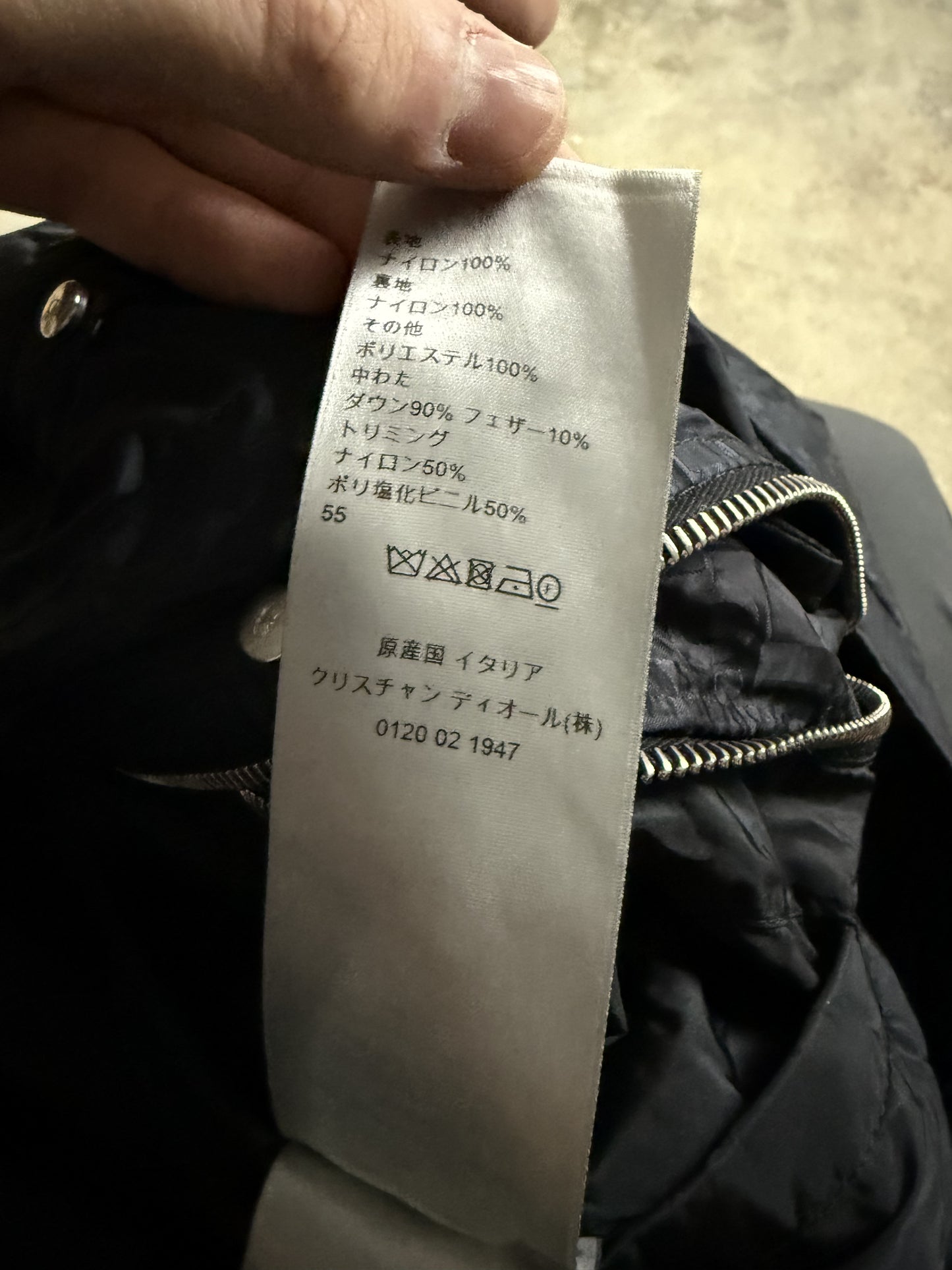 Dior Oblique Puffer Jacket Used 52 (Large)