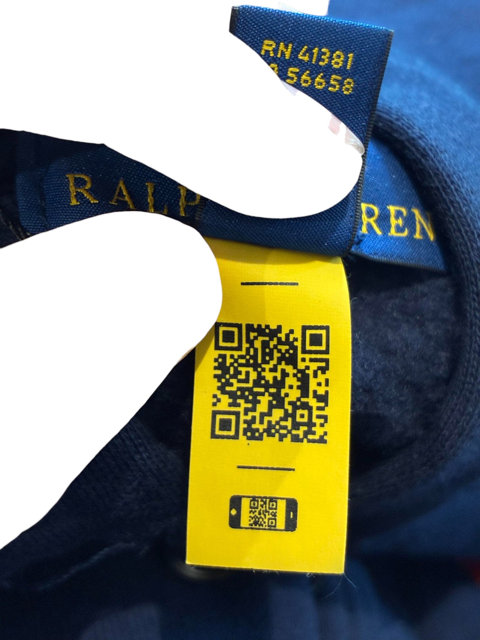 Polo Ralph Lauren Navy & Red Zip Up Hoodie