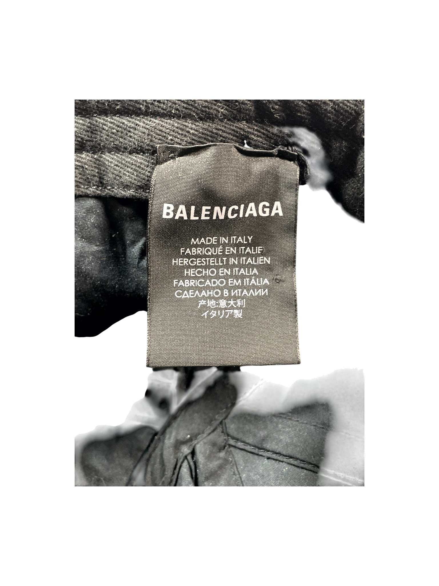 Balenciaga Crew Black Cap