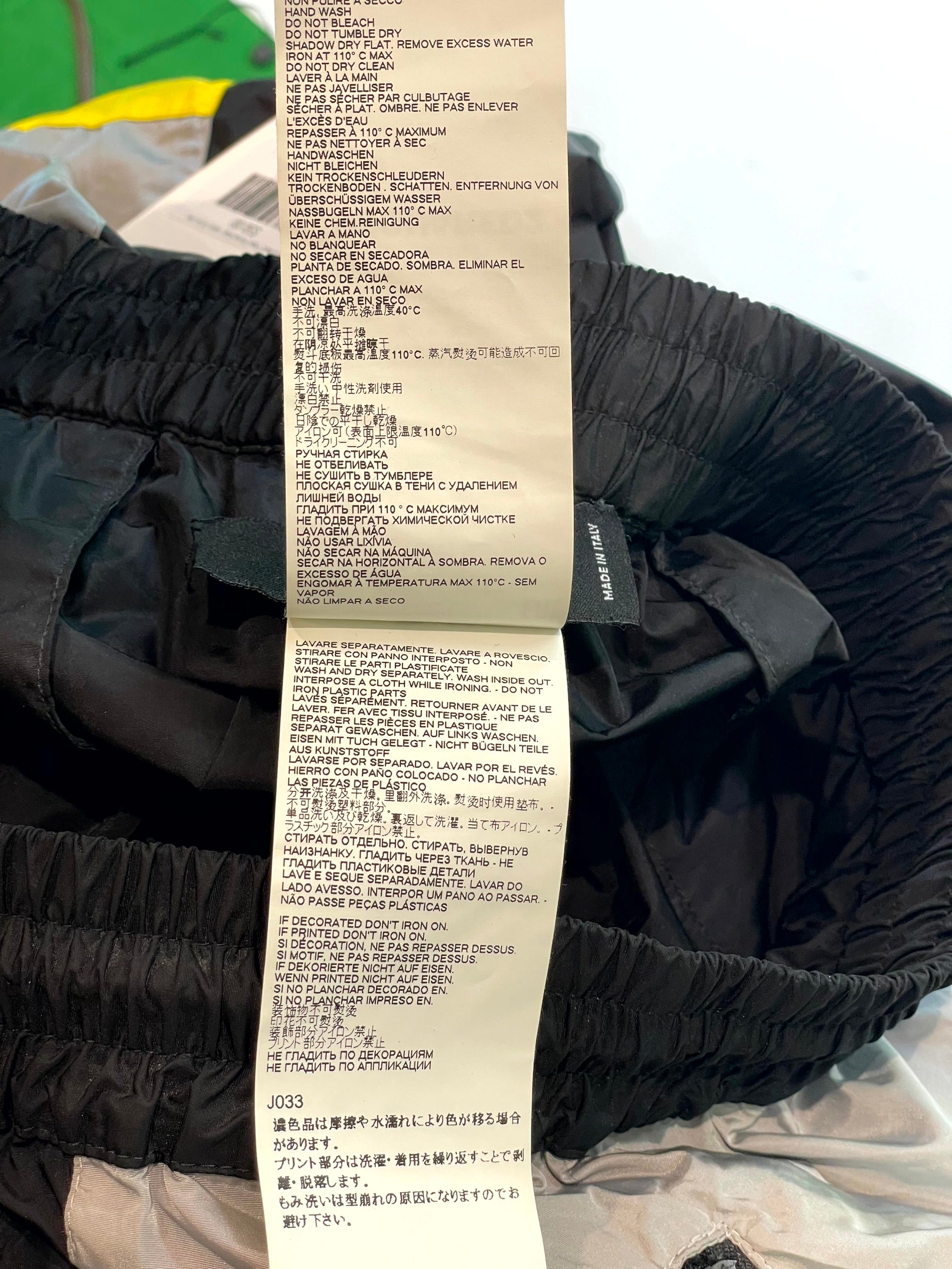 Dsquared2 Black, Yellow & Blue Track Pants