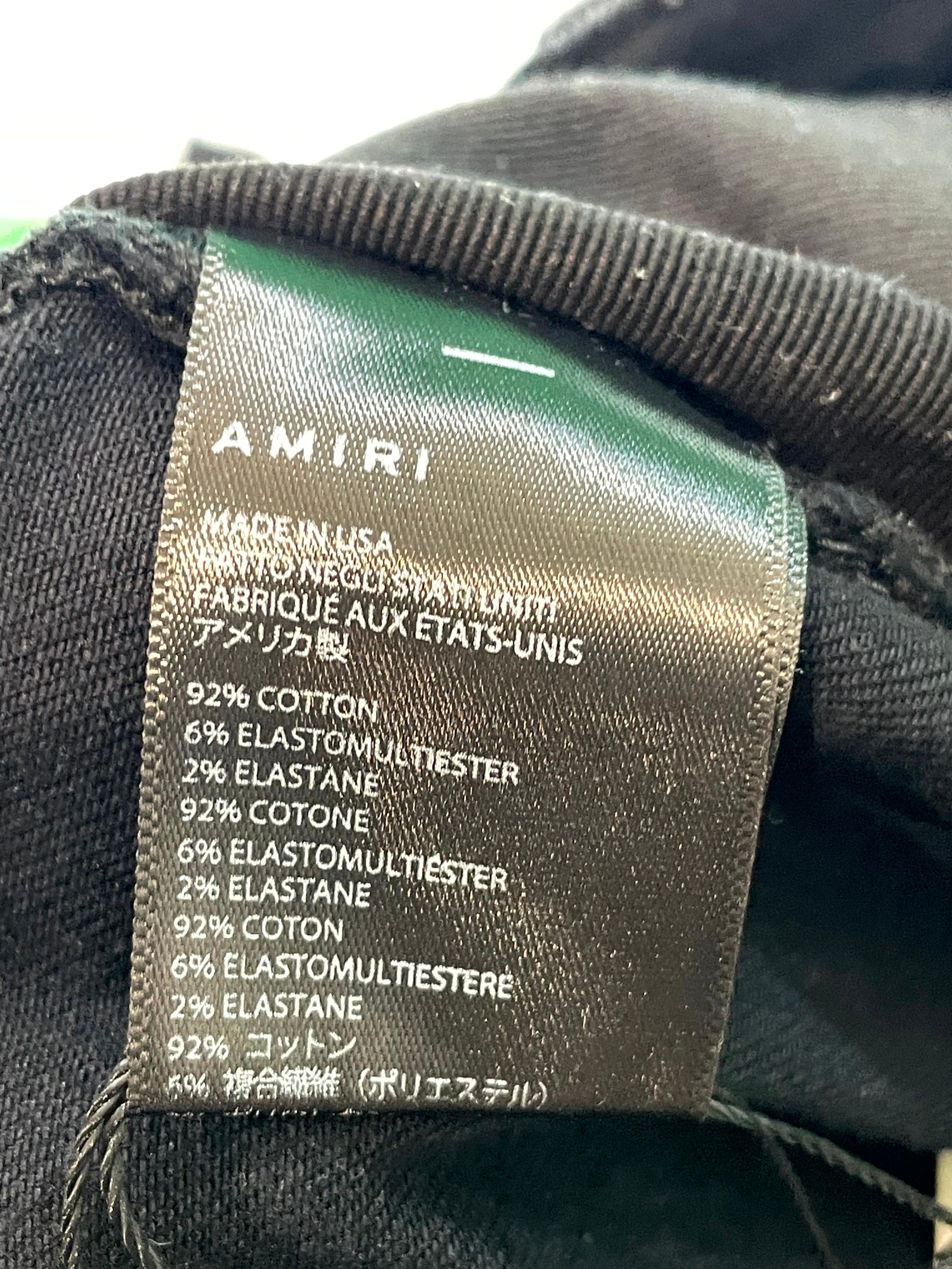 Amiri Mx2 Patch Black & Red Jeans