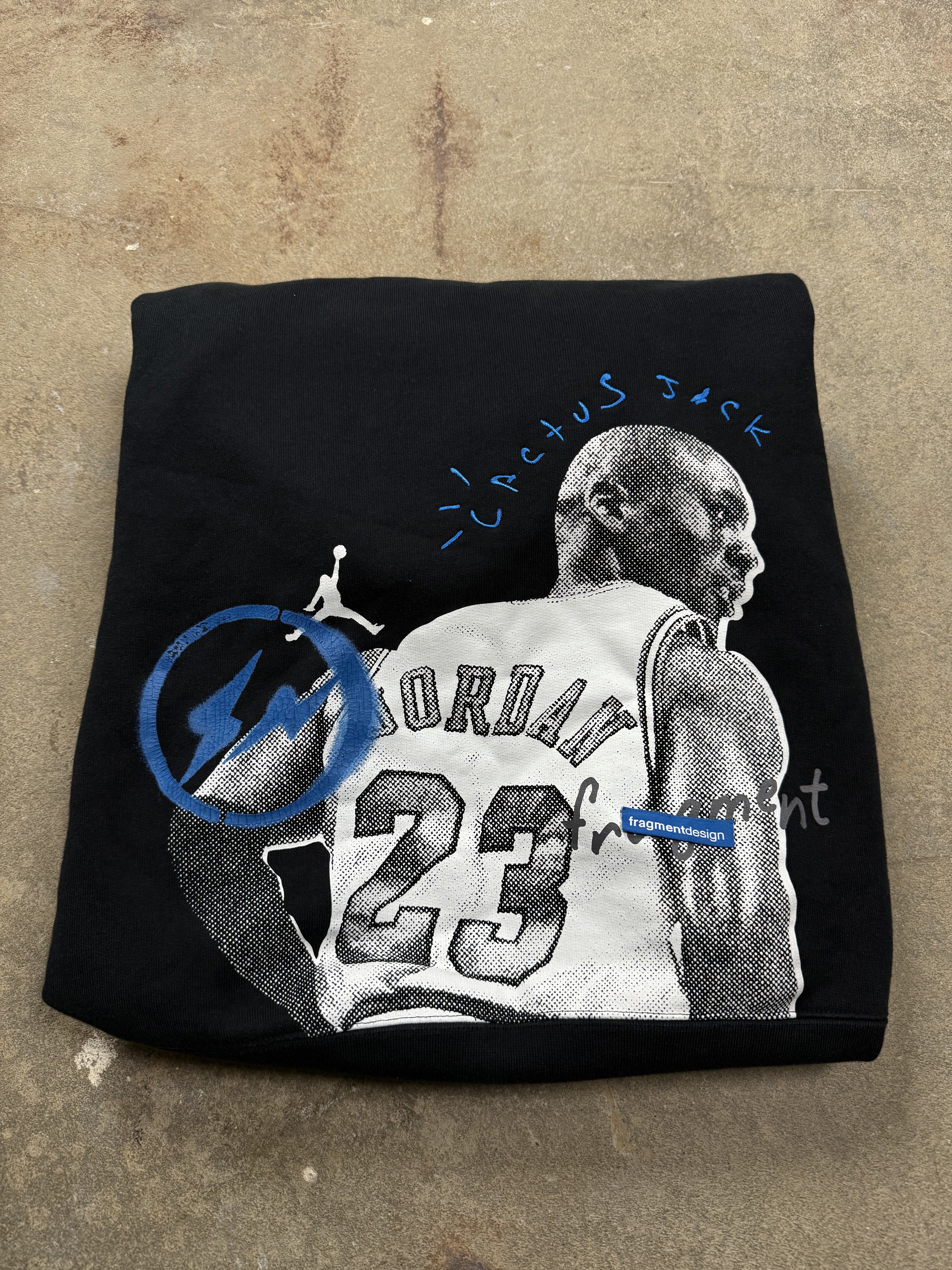 Cactus Jack x Jordan Hoodie Black Used XL