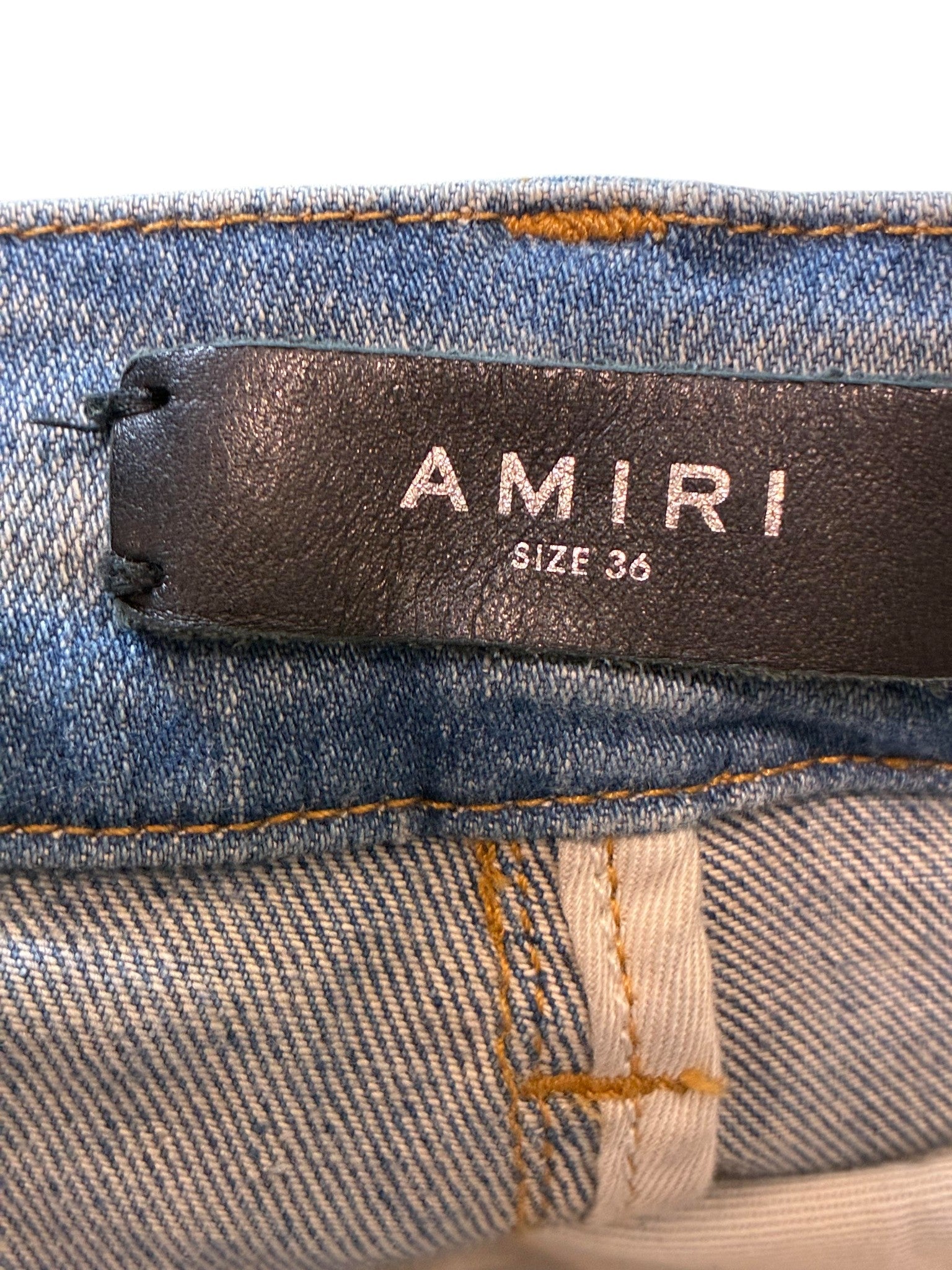 Purple Brand 'Paint Drip' Light Wash Jeans