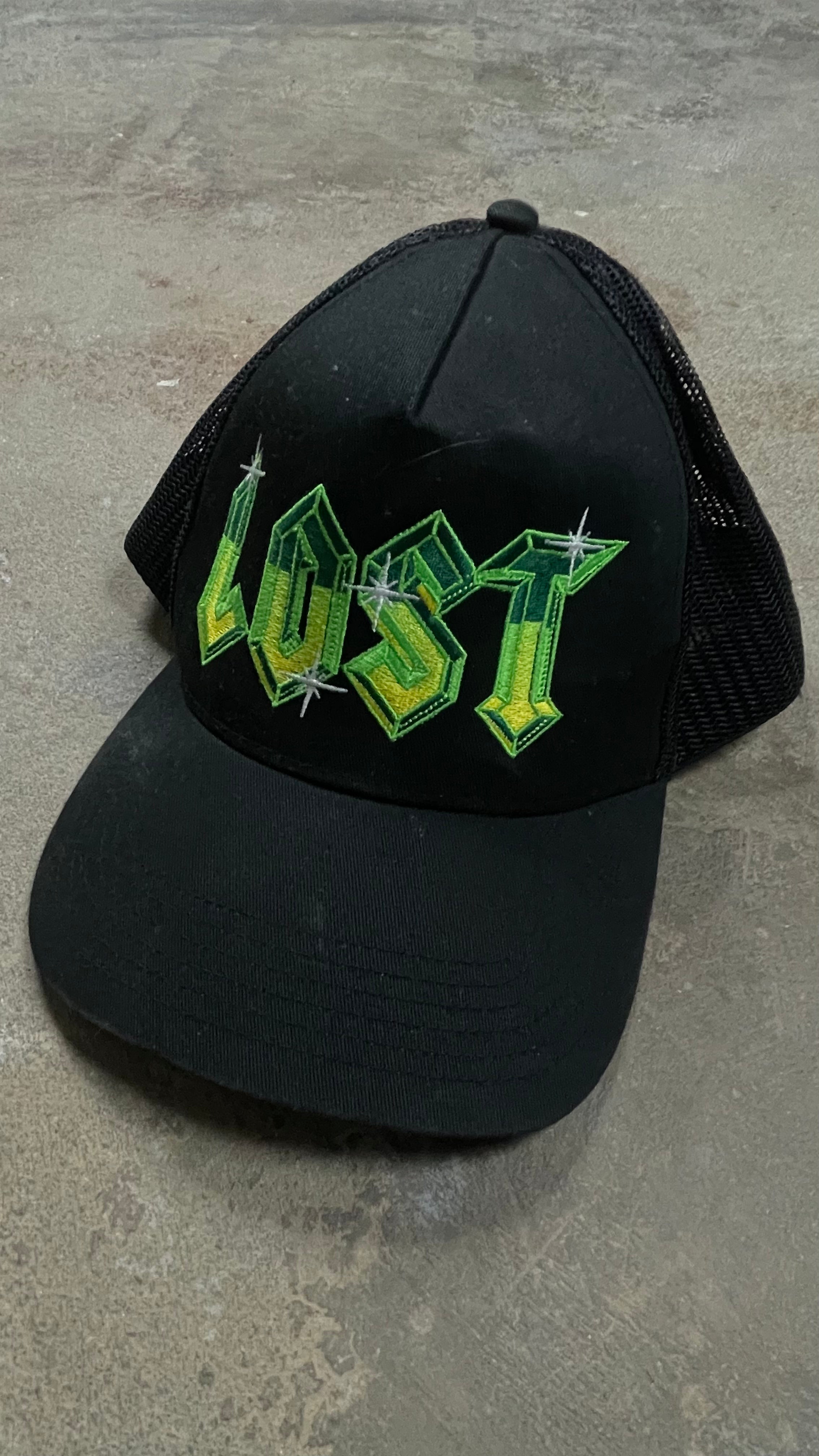 LOST Intricacy Cap Black Green Used OS
