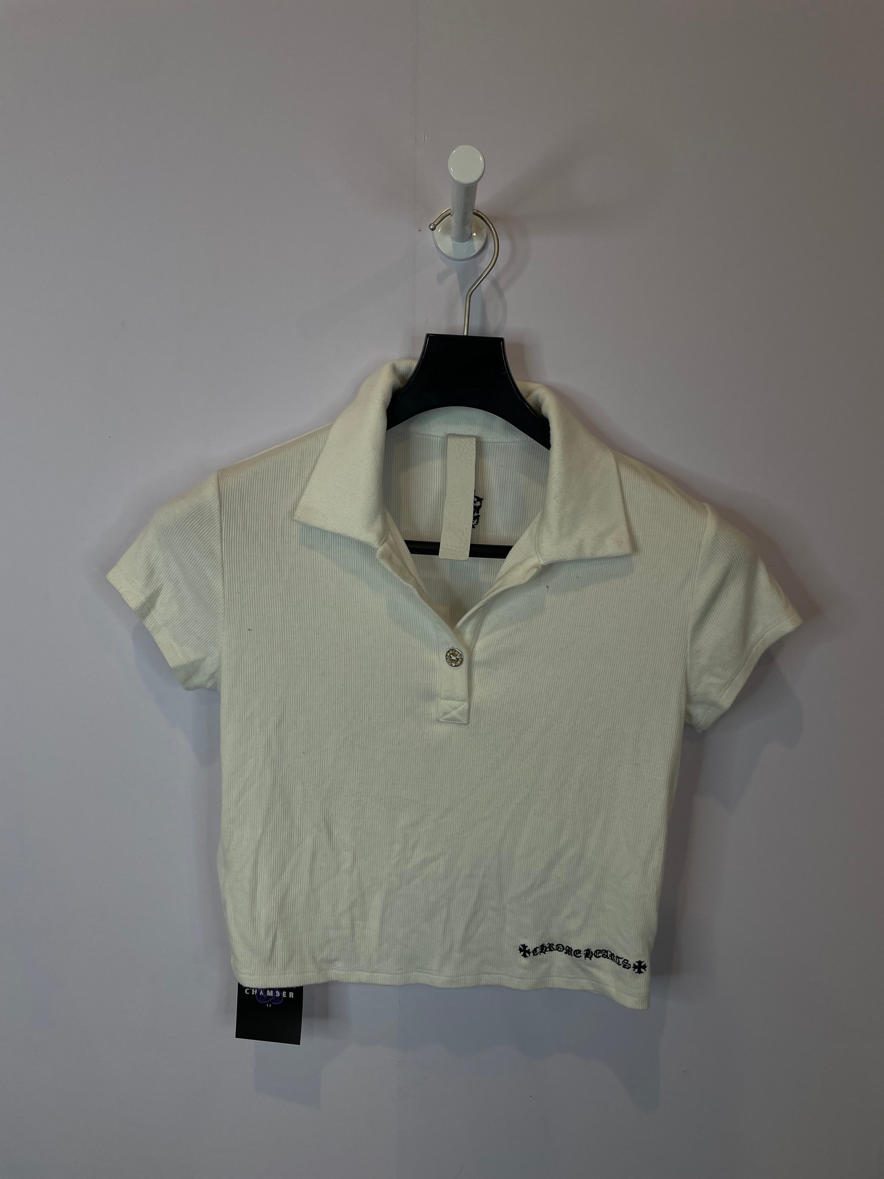 Chrome Hearts Vine Dagger Cropped Polo Used Small