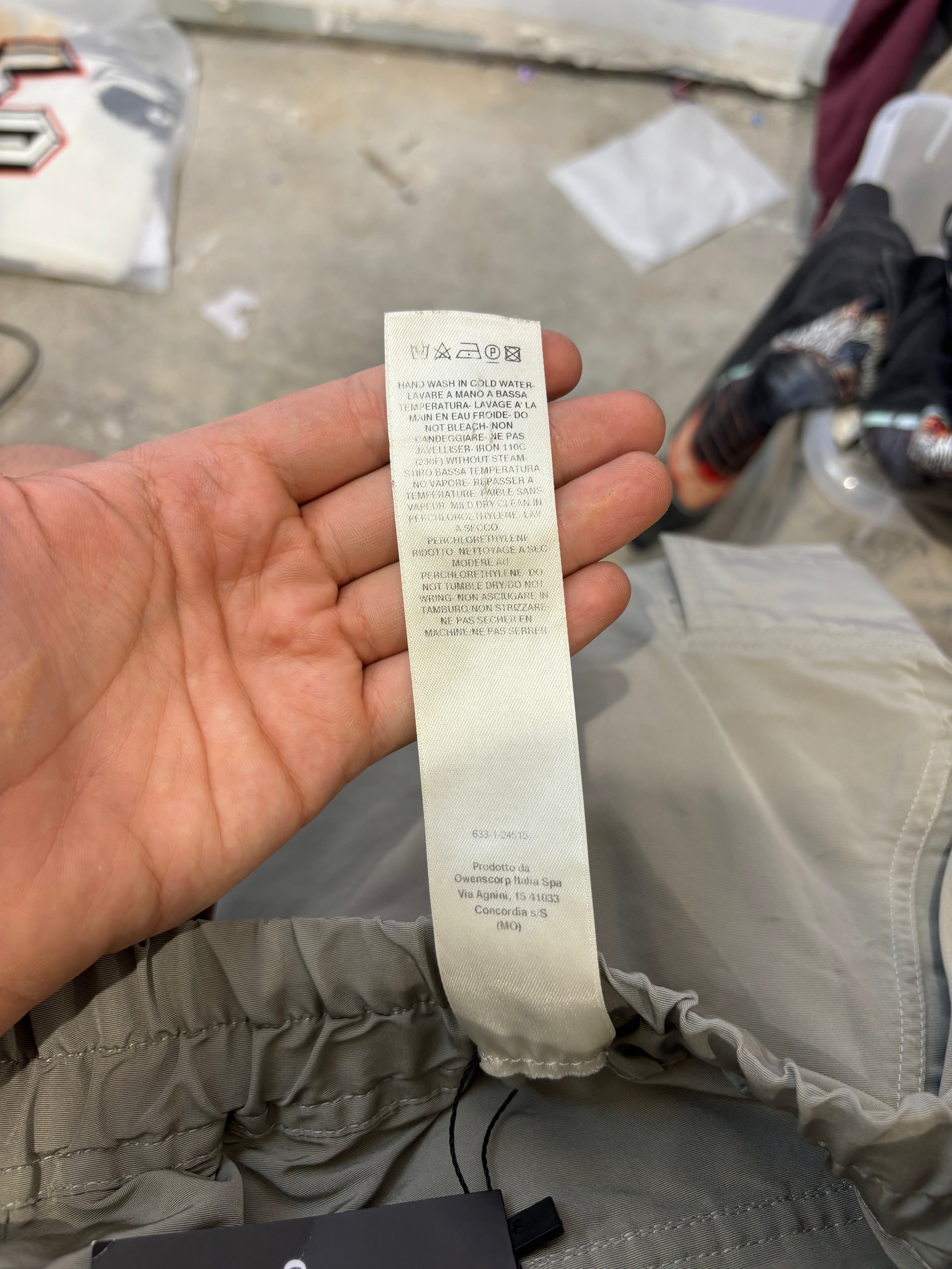 Rick Owens Nylon Pants Tan Used 52 (XL)