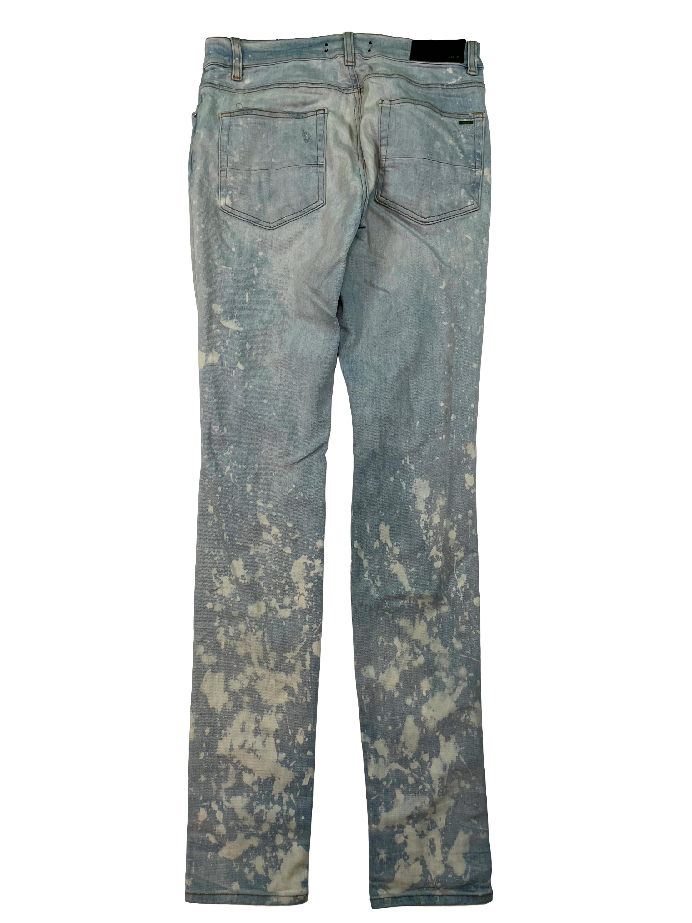 Amiri Thrasher Light Wash Bleached Jeans