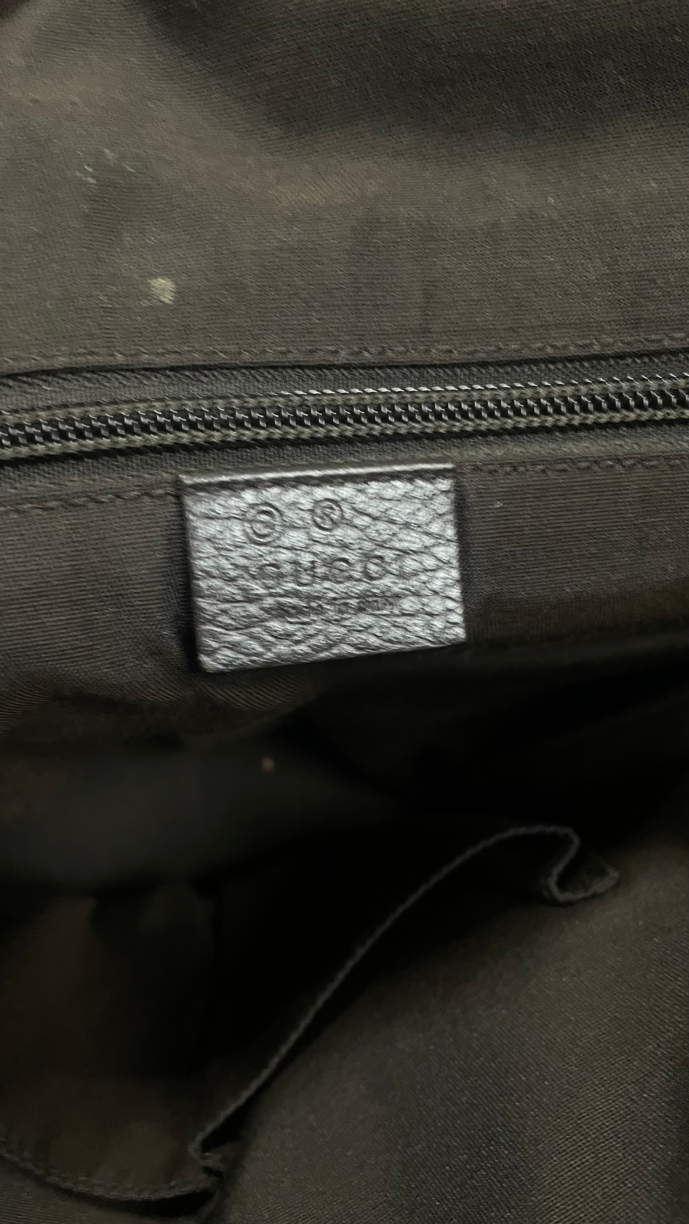 Gucci Brown Monogram All Over Bag Used OS