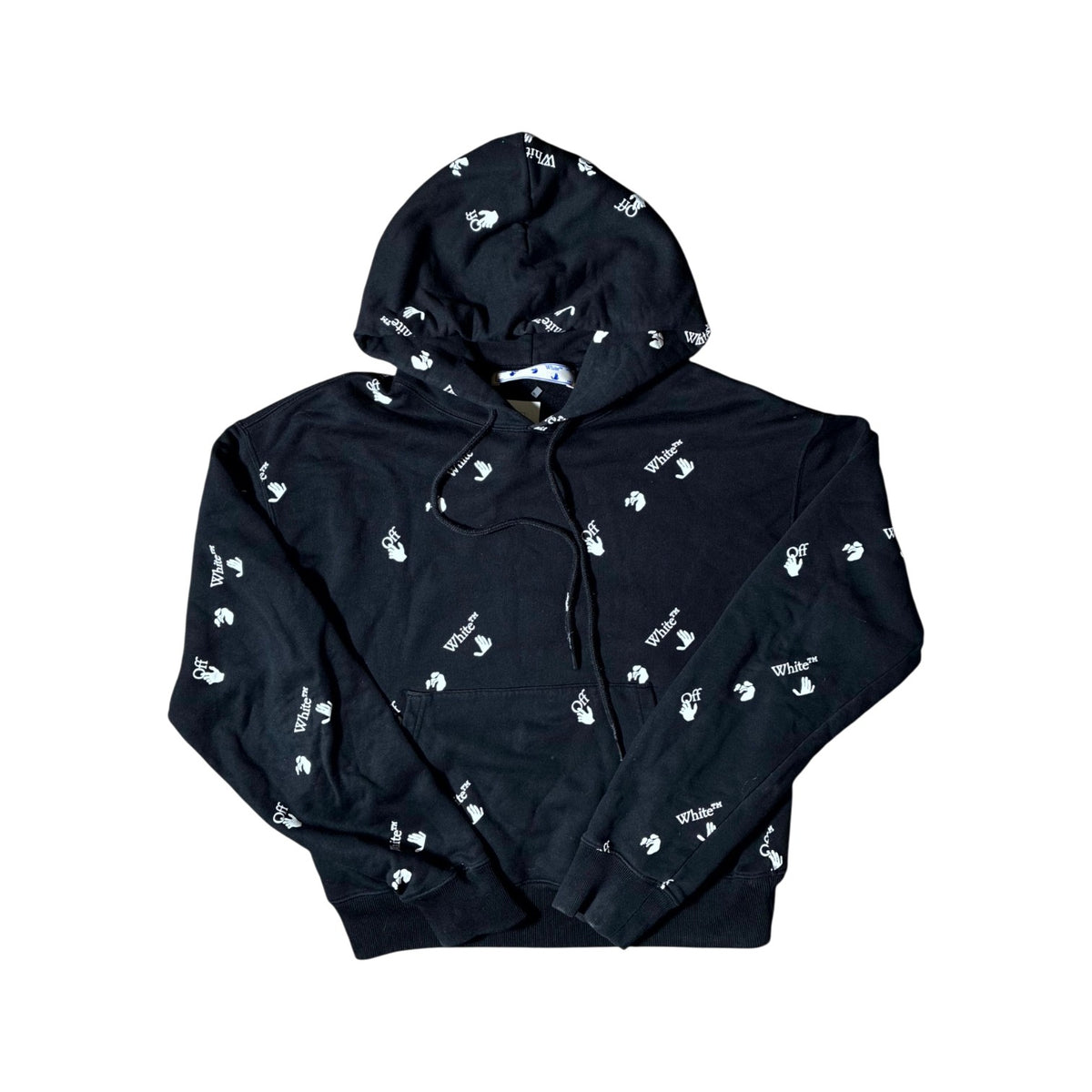 Off White Monogram Black & White Hoodie