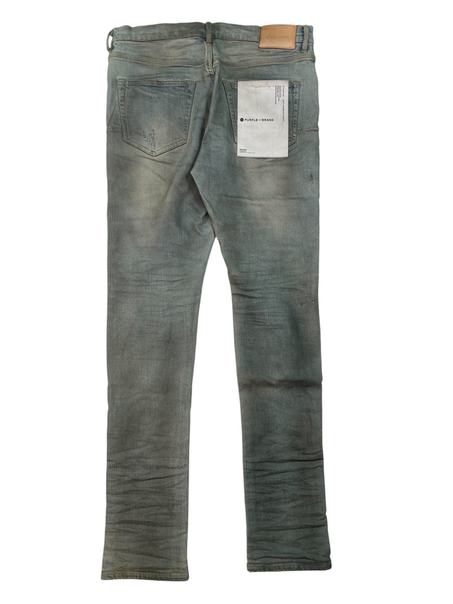 Purple Brand Light Wash Wax Jeans