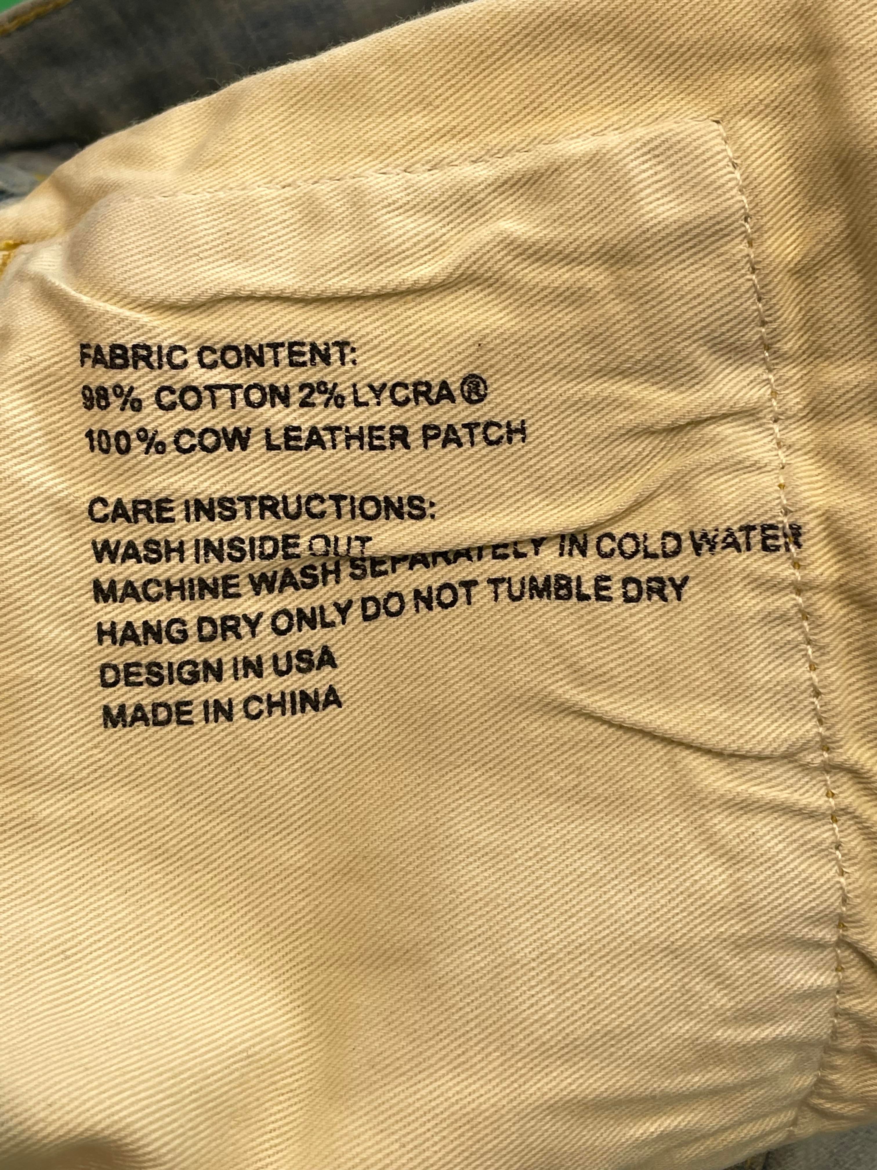 Purple Brand Light Wash Wax Jeans