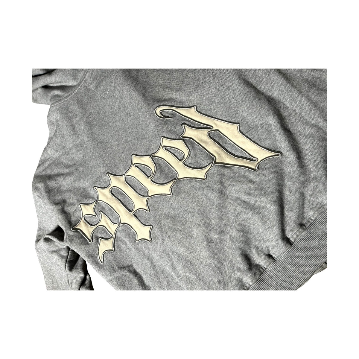 Godspeed OG Logo Zip Up Grey & Cream Hoodie