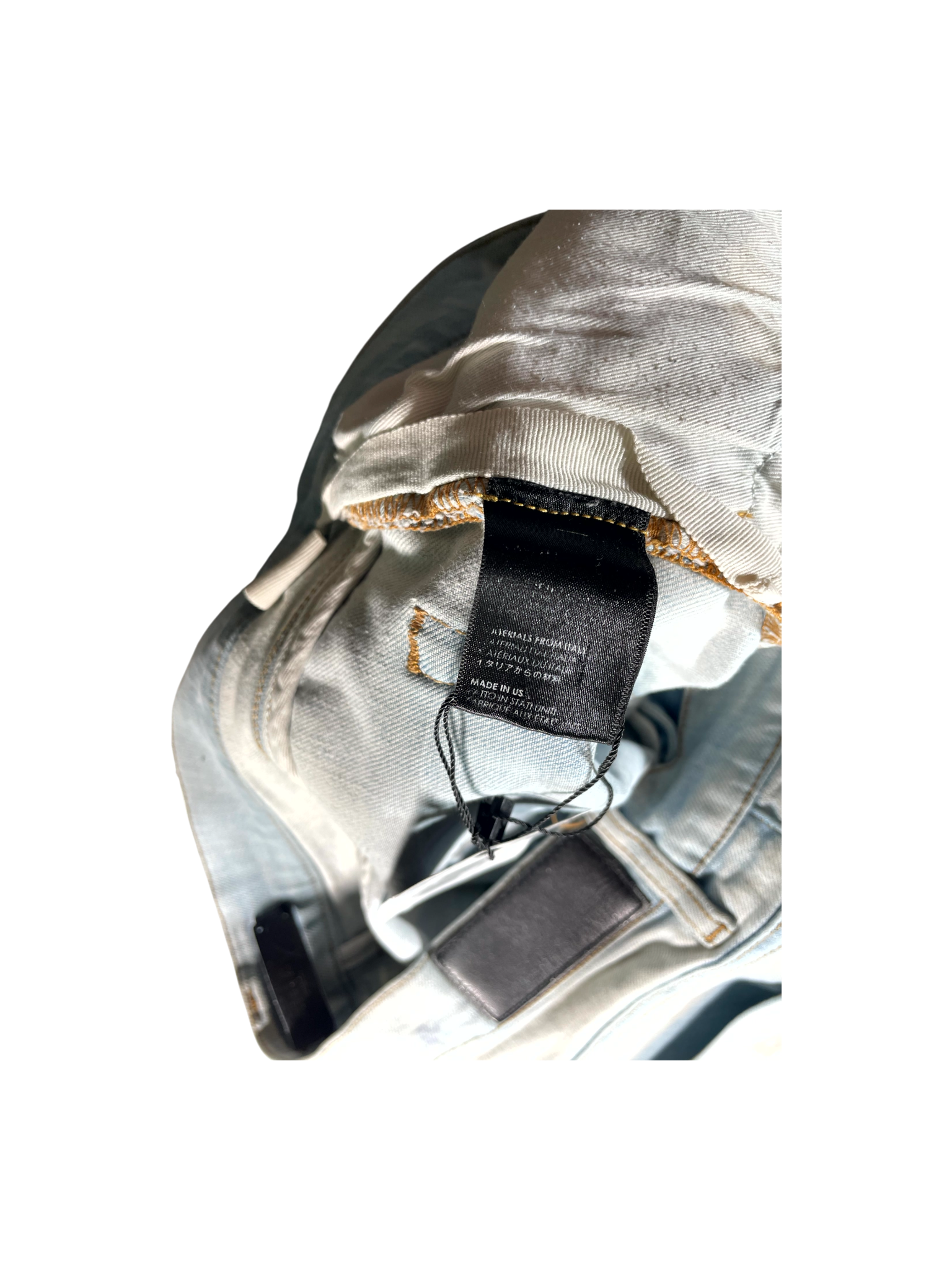 Amiri MX2 Patch Light Wash & Black Jeans