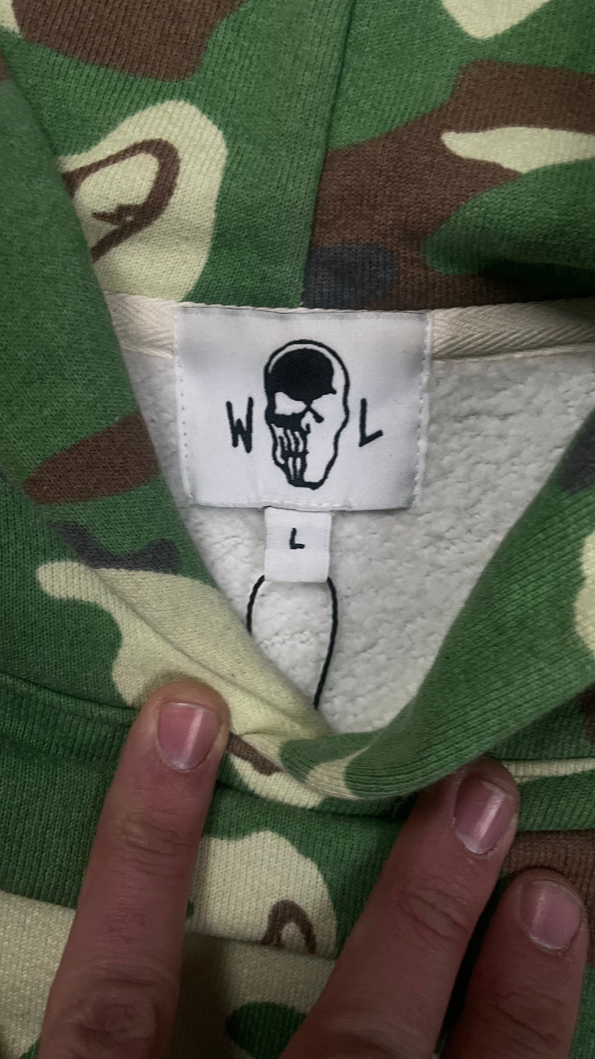 Warren Lotas Hoodie Camo Used Large