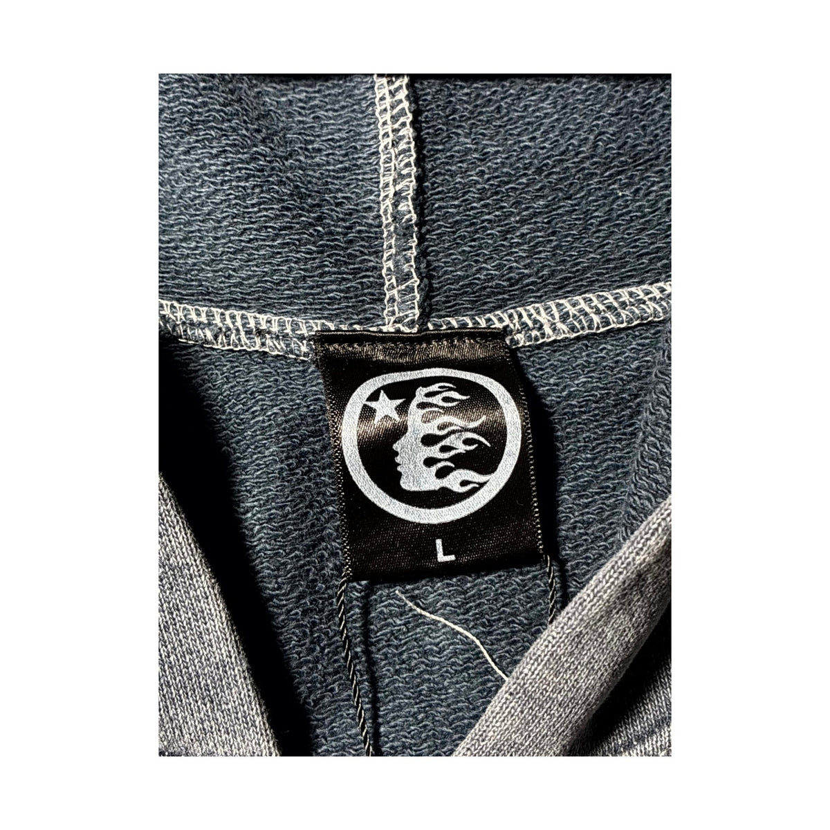 Hellstar Oversized Zip Up Black Wash Hoodie