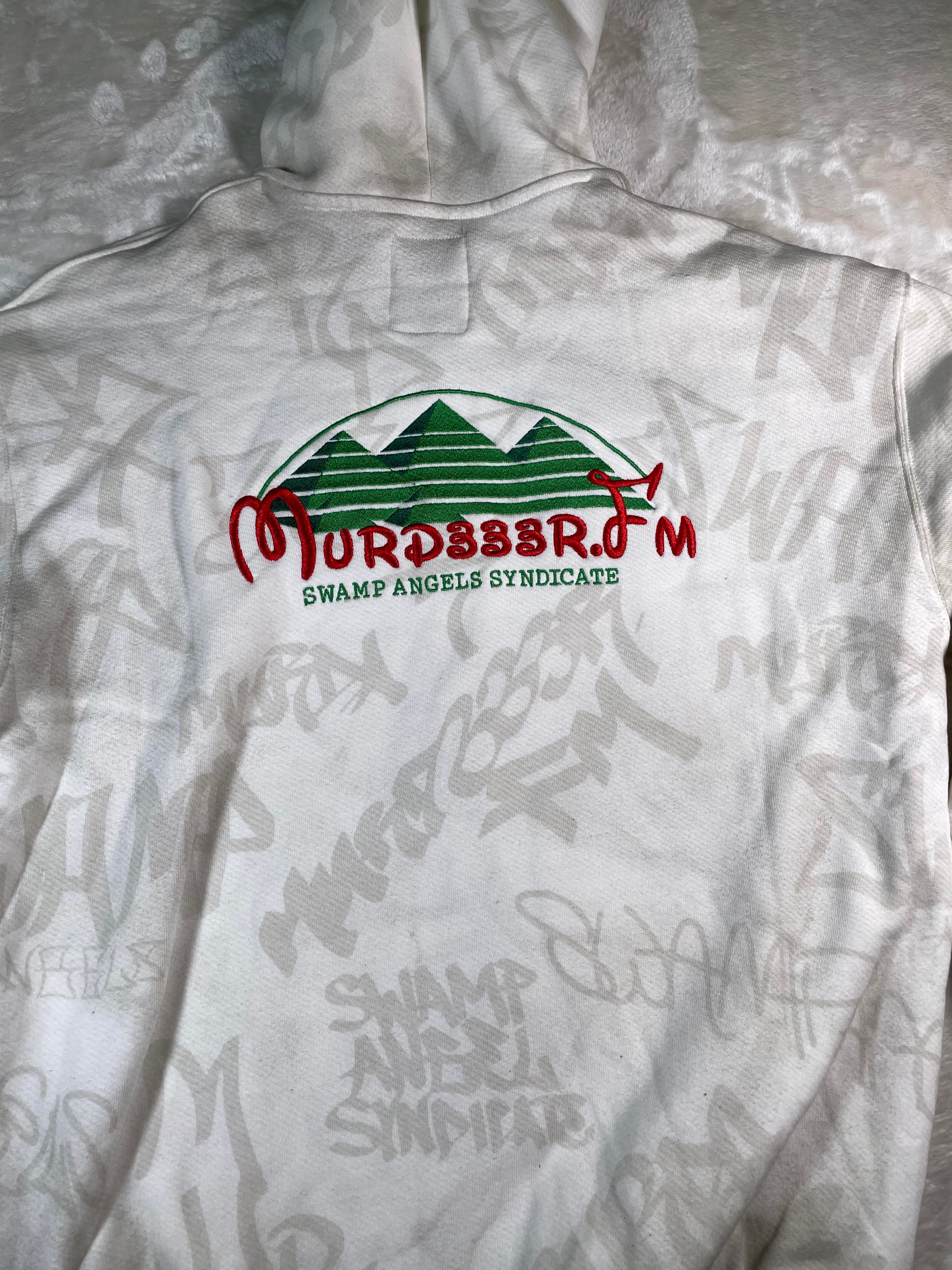 Murder.FM Disney White Zip Up