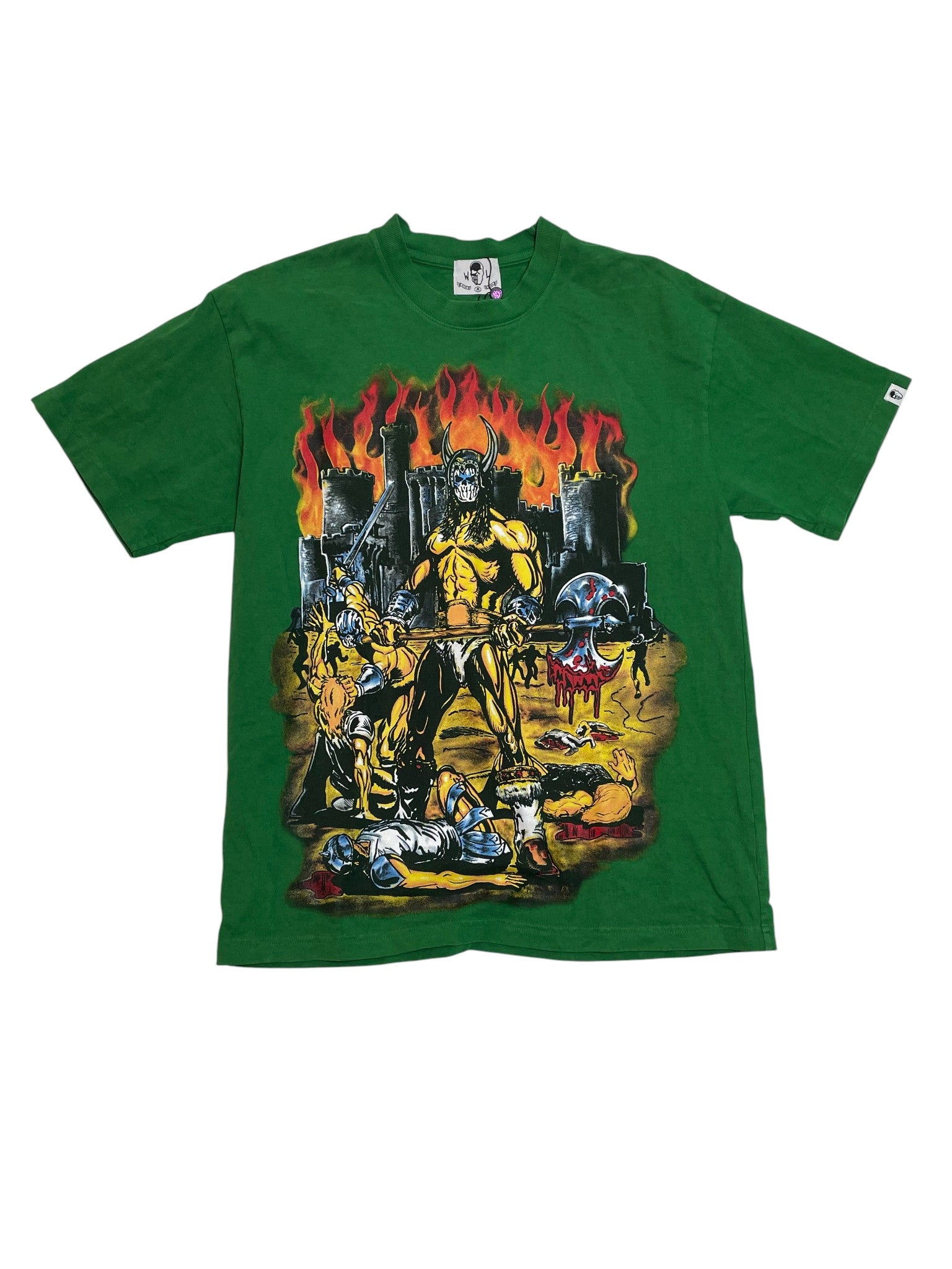 Warren Lotas 'Castle Siege' Green Tee
