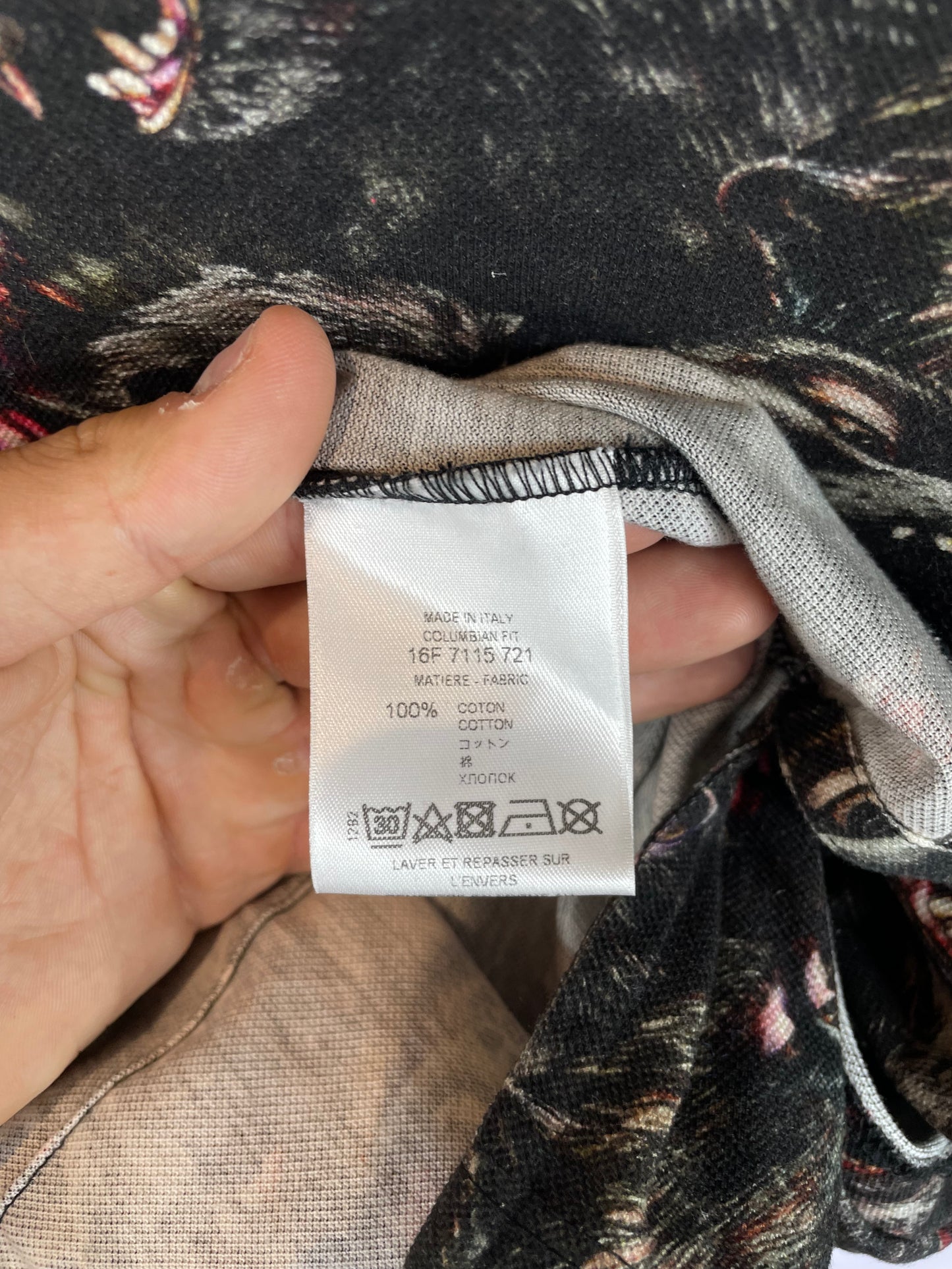 Givenchy Polo All Over Monkey Used XL