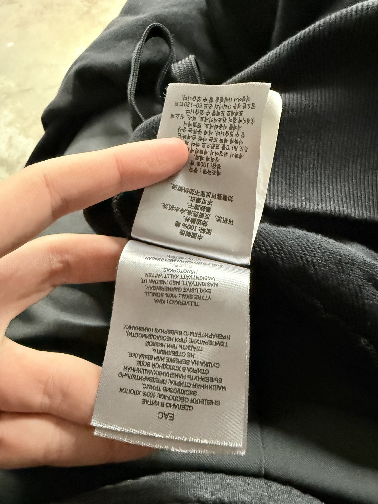 Moose Knuckle Sweats Black Used Medium