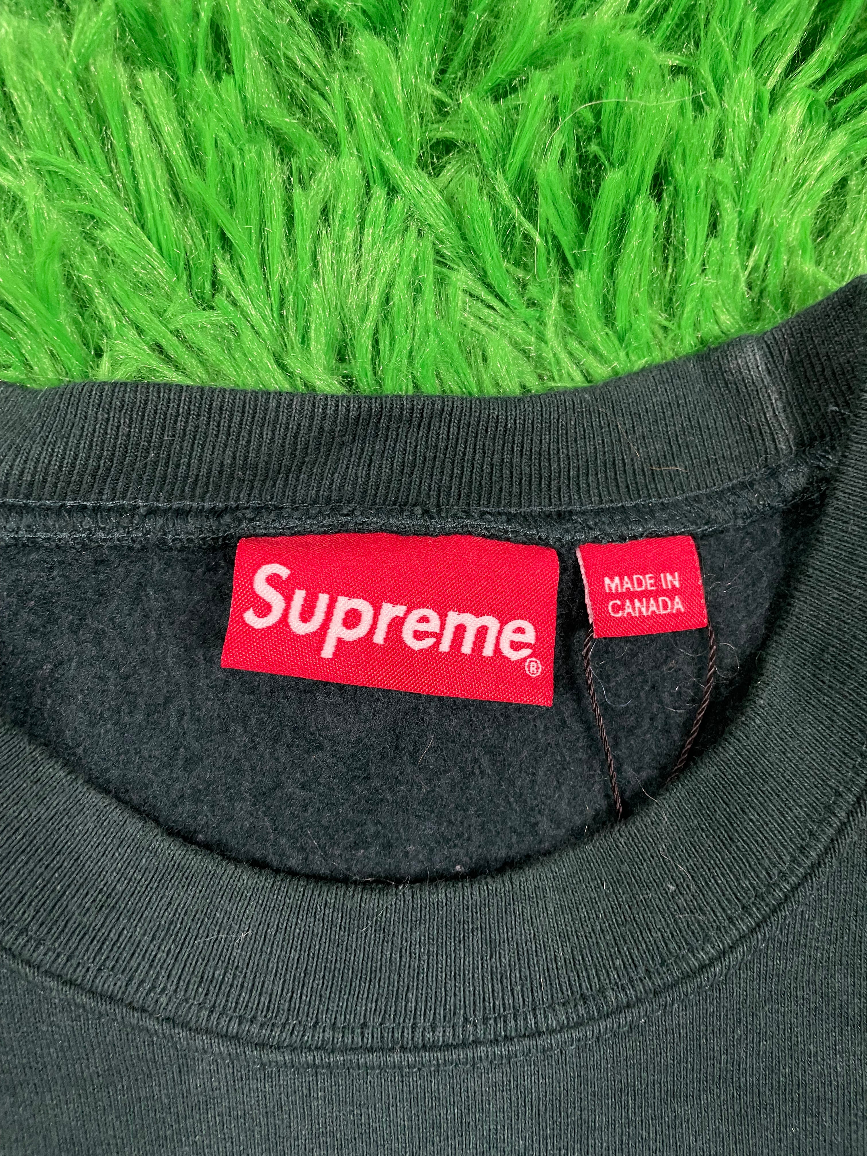Supreme Crewneck BOGO Green Small Used