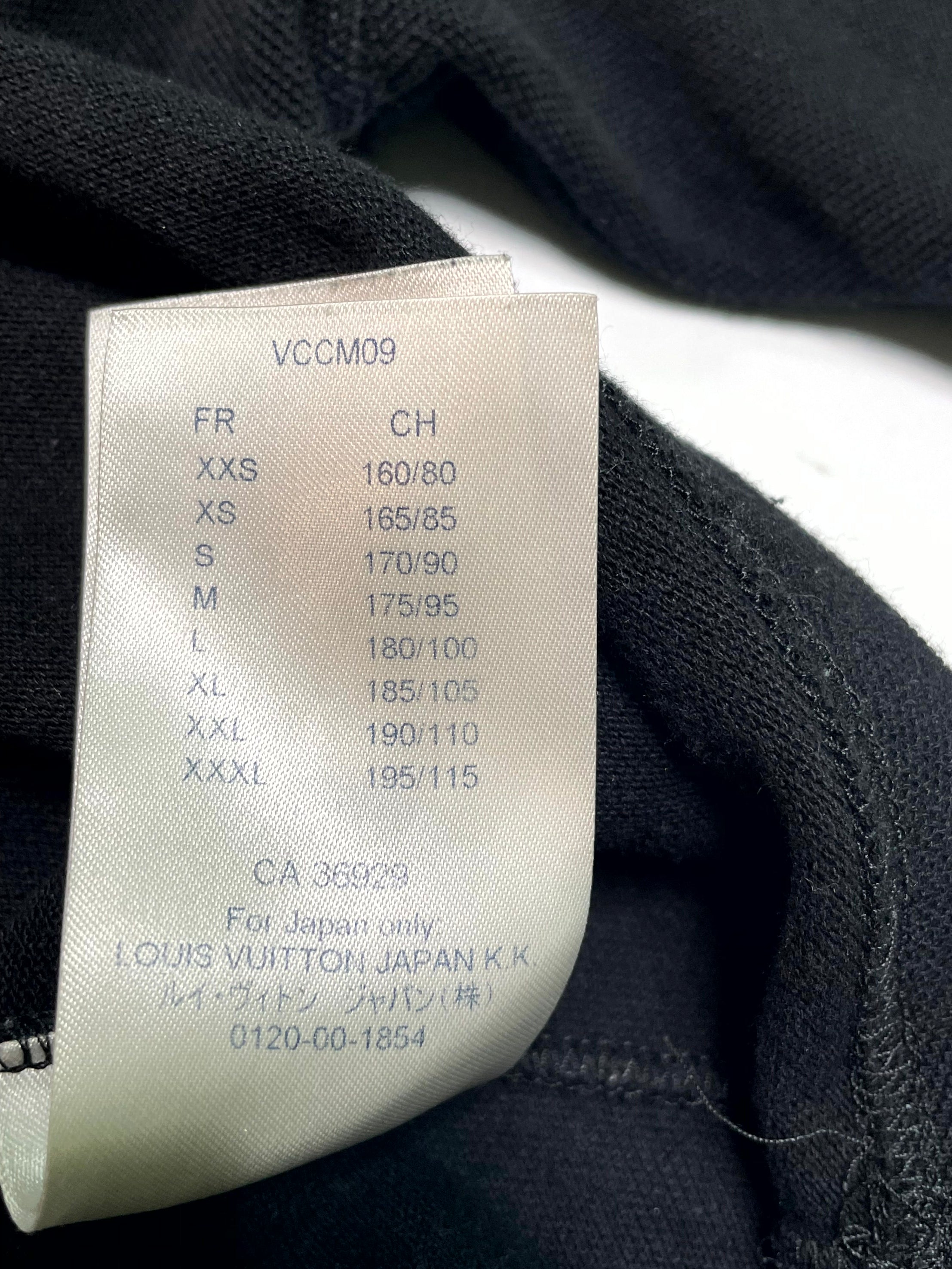 Louis Vuitton Quarter Black, Purple & Rainbow Zip Shirt