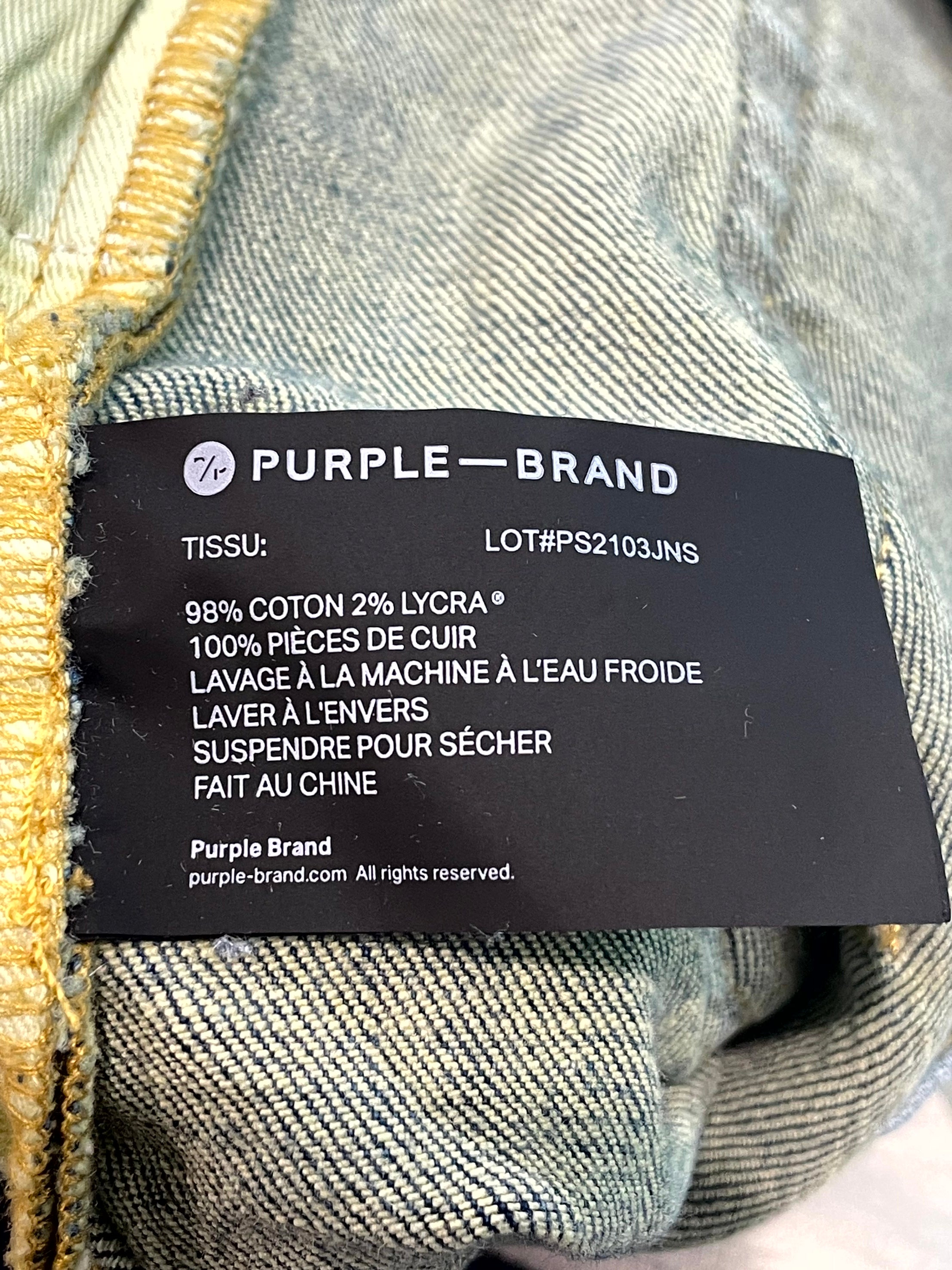 Purple Brand Light Wash Jeans
