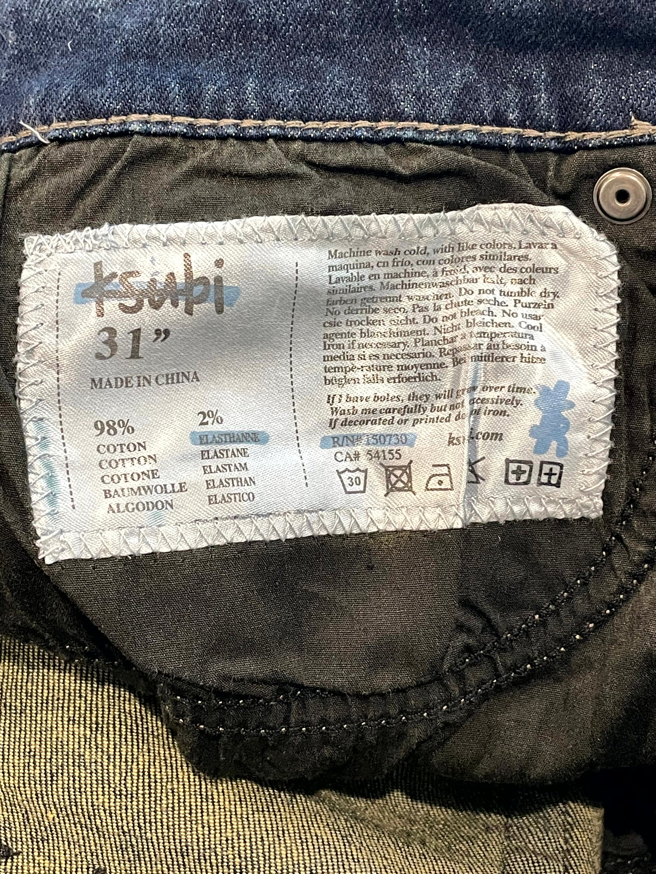 Ksubi Tie Dye Dark Wash Jeans