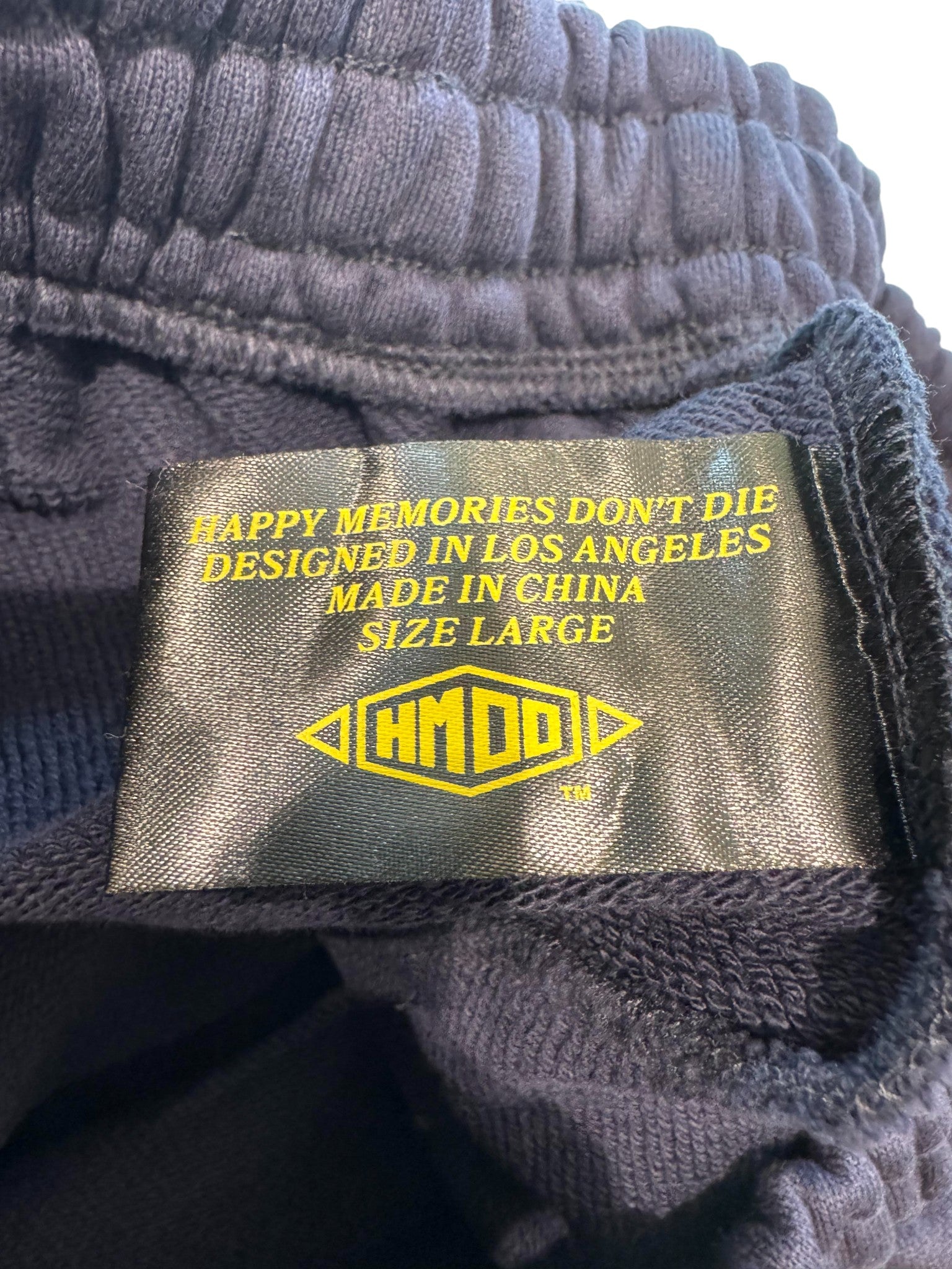 HMDD Navy Crystal Long Shorts