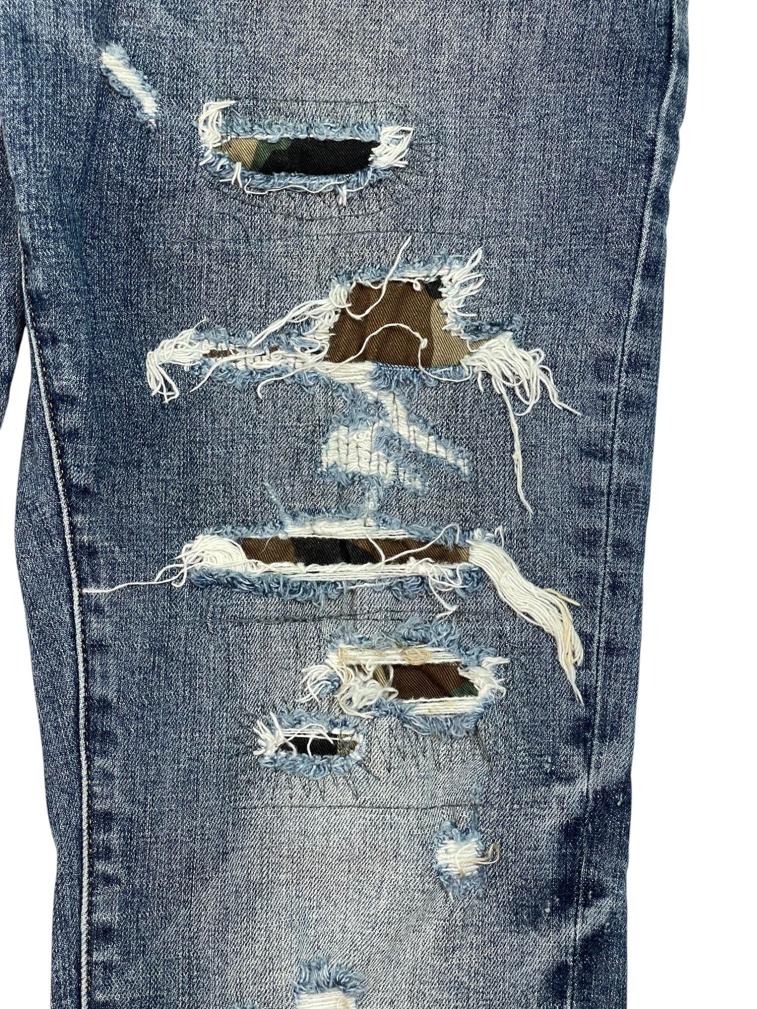 Purple Brand Dark Wash & Camo Jeans