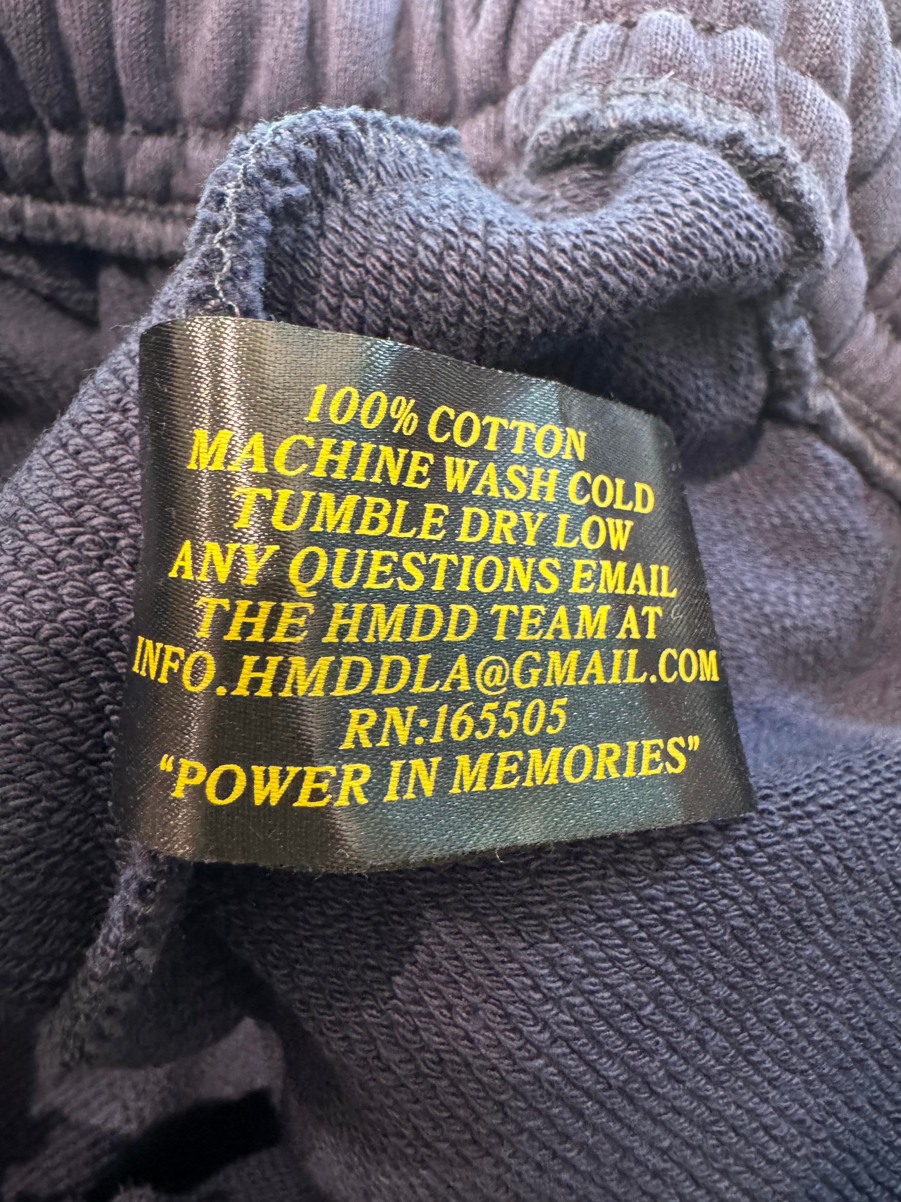 HMDD Navy Crystal Long Shorts