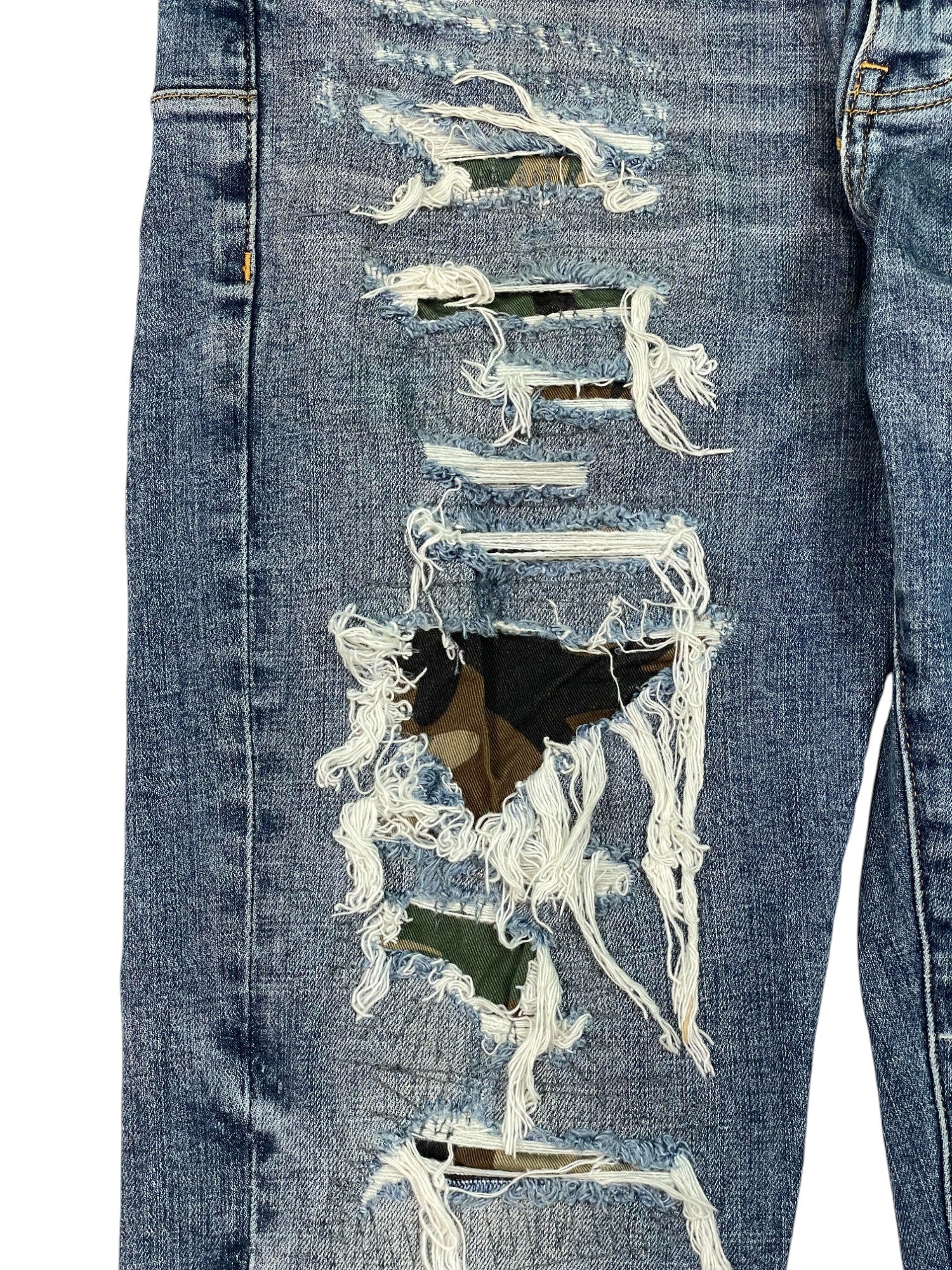 Purple Brand Dark Wash & Camo Jeans