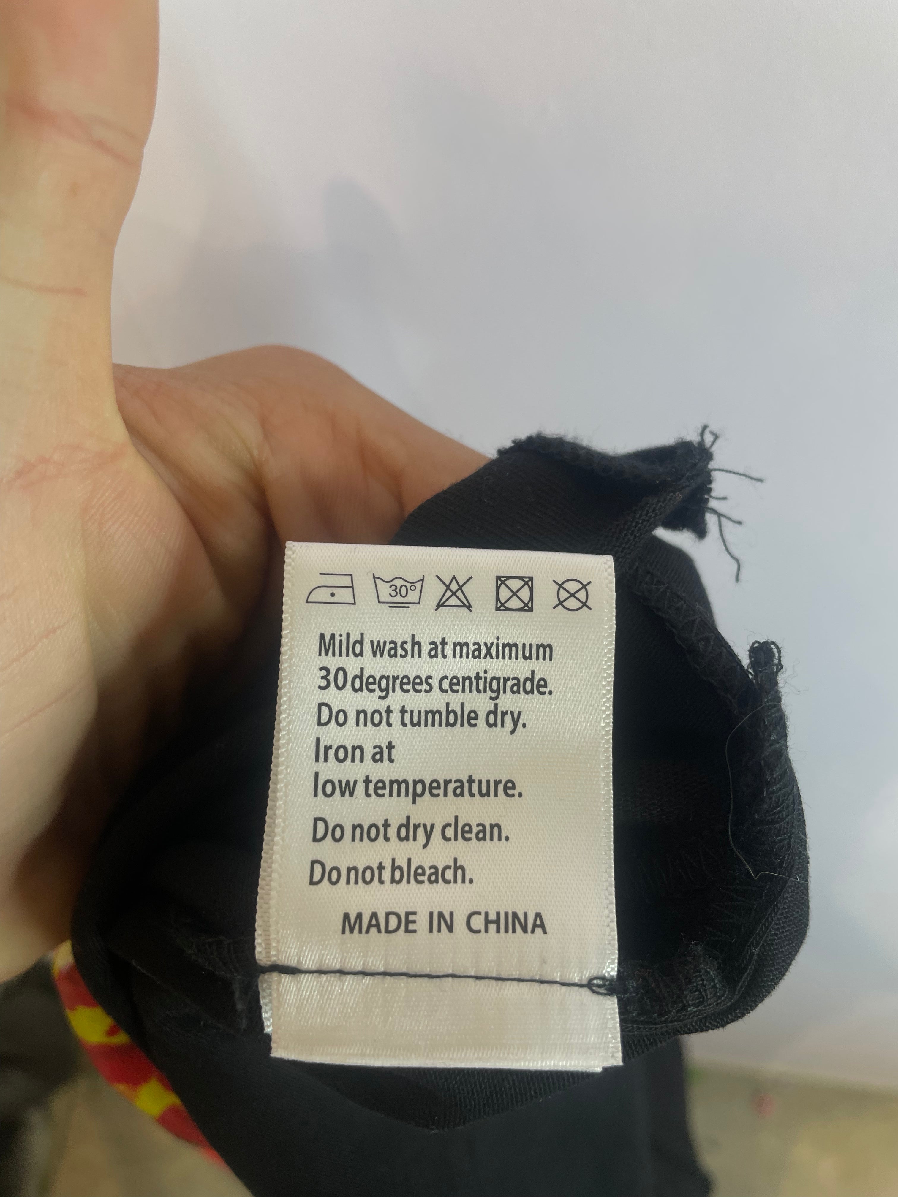 WDW Black Flames LS Used Medium