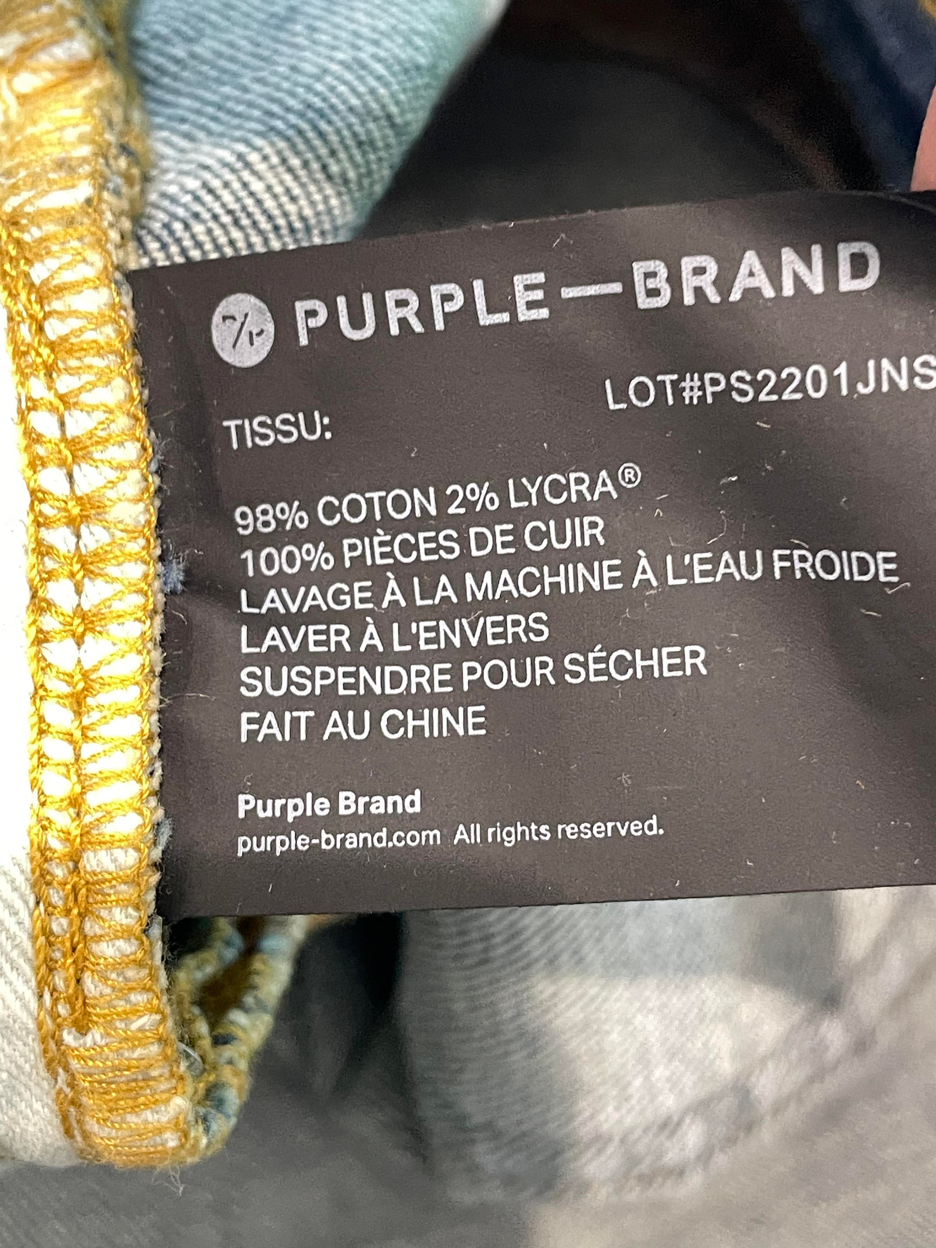 Purple Brand Dark Wash & Camo Jeans