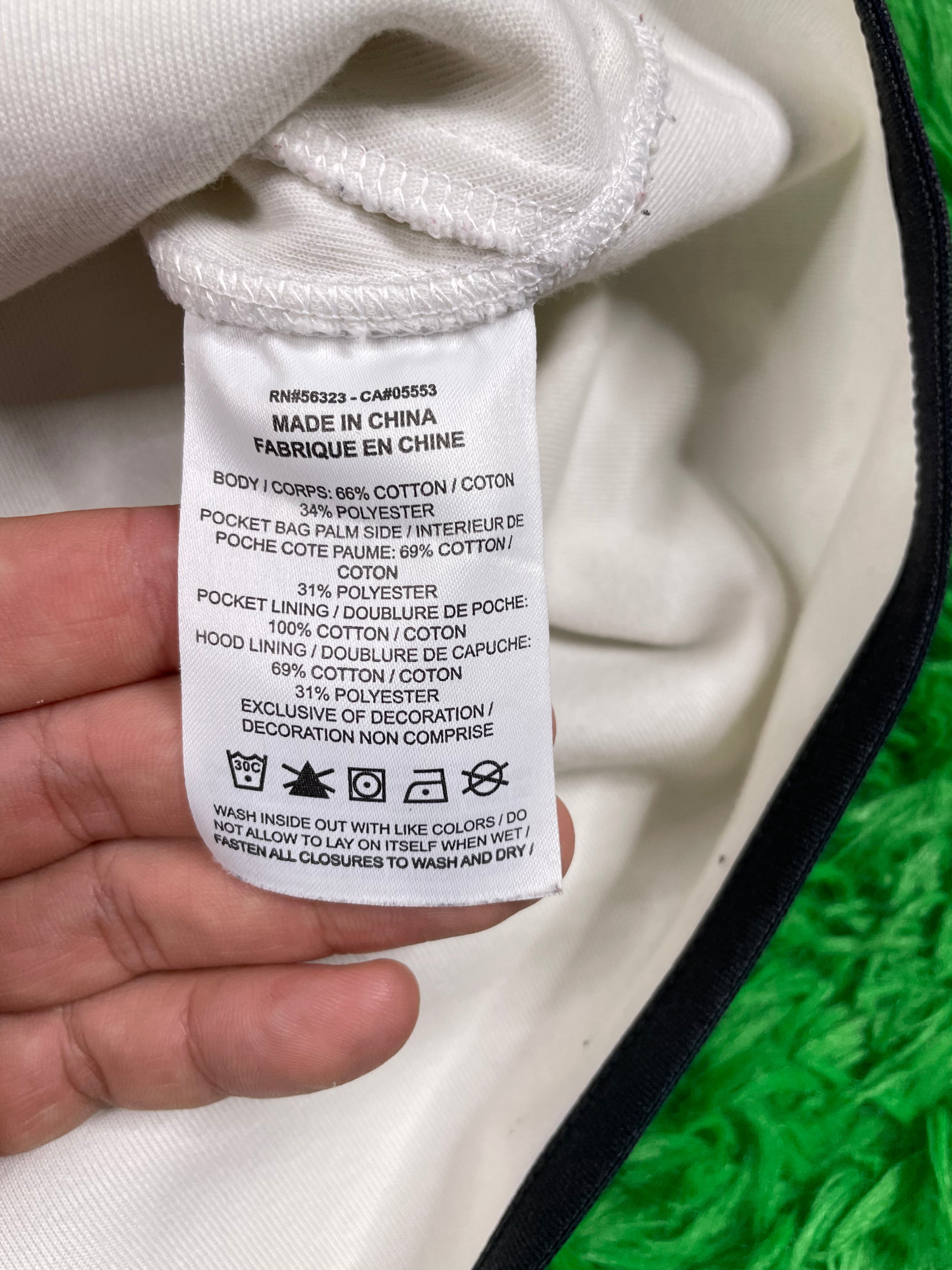 Nike Tech Hoodie White Black Small Used