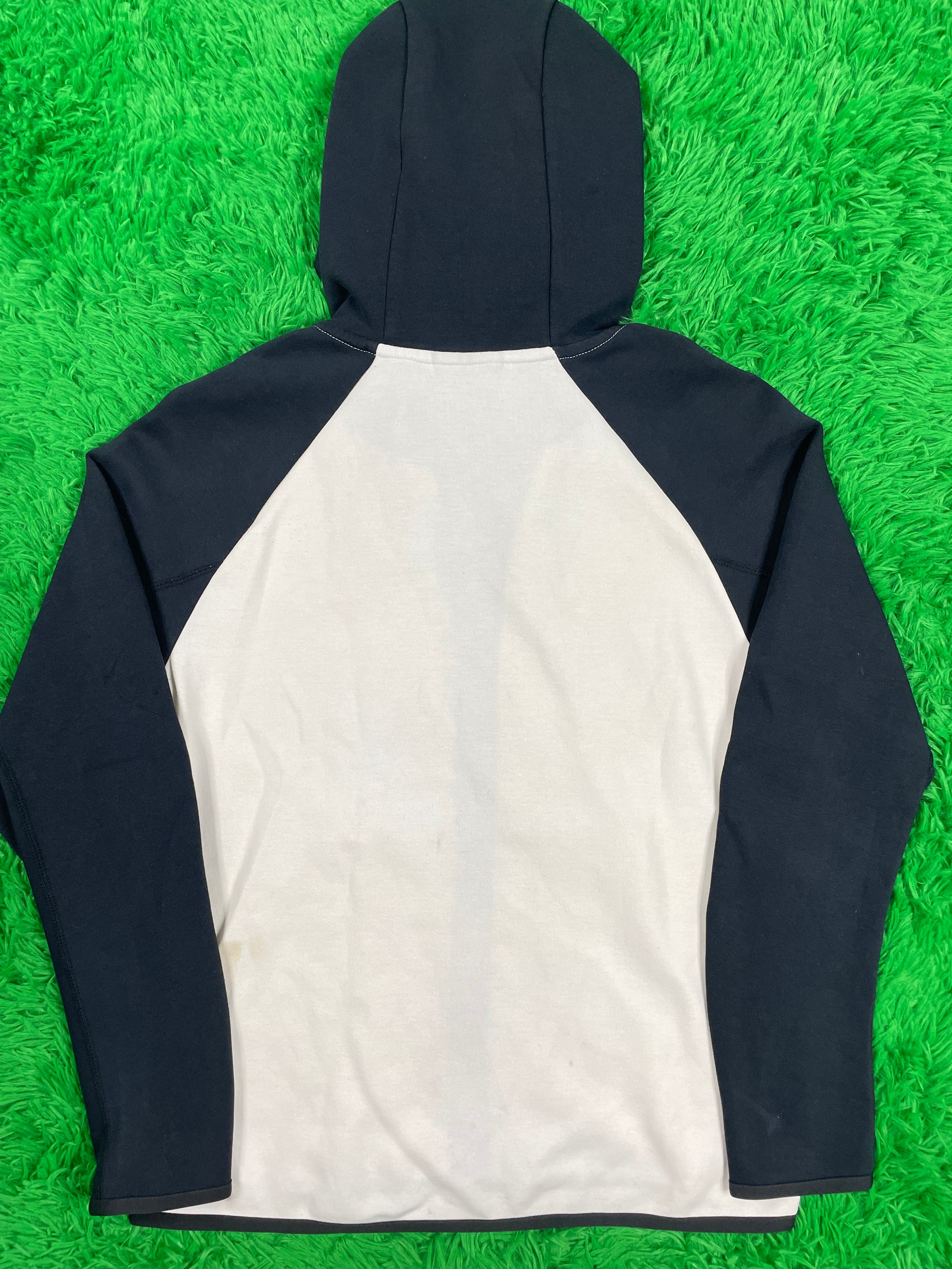 Nike Tech Hoodie White Black Small Used