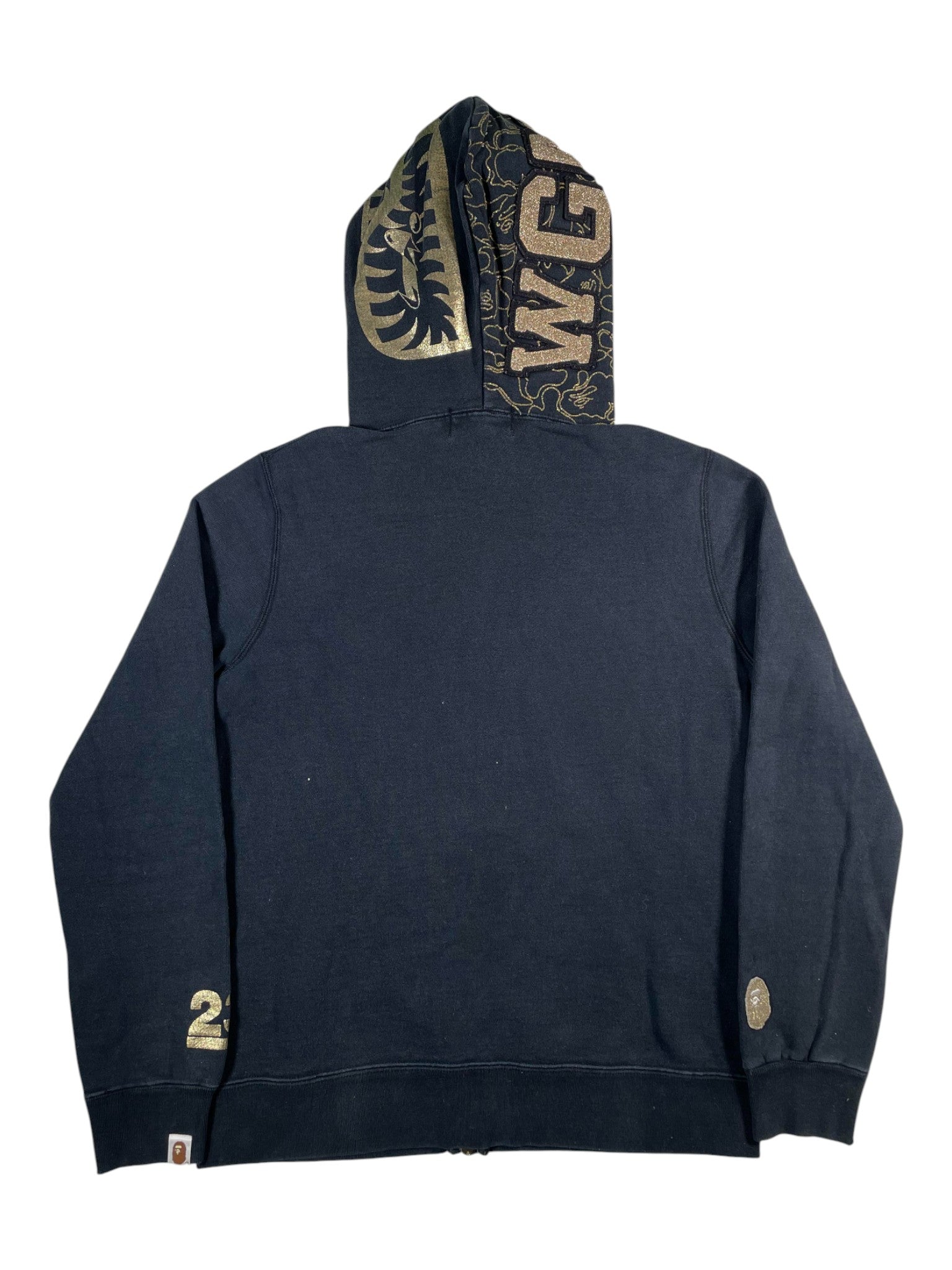 Bape Black & Gold Zip Up