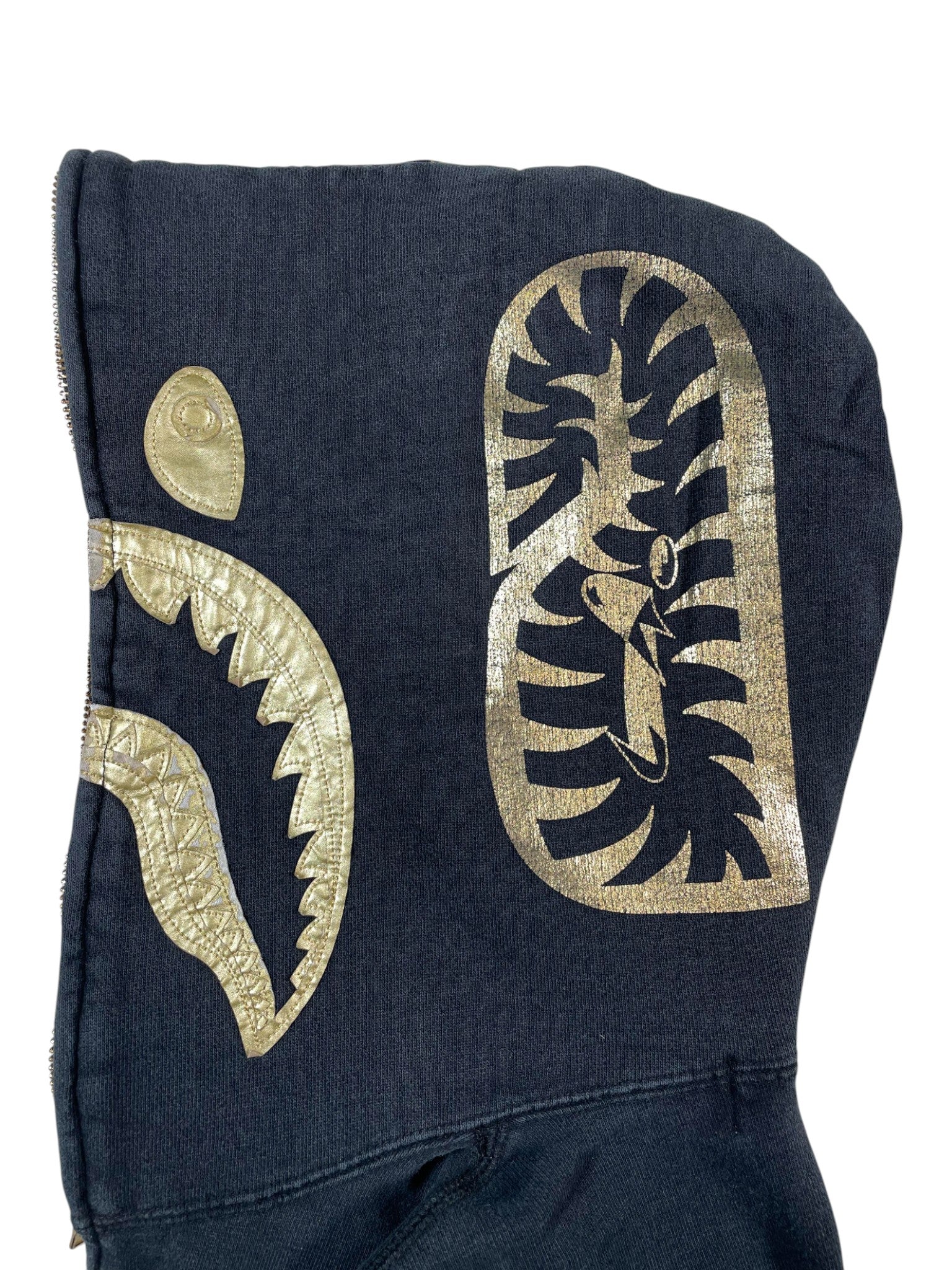 Bape Black & Gold Zip Up