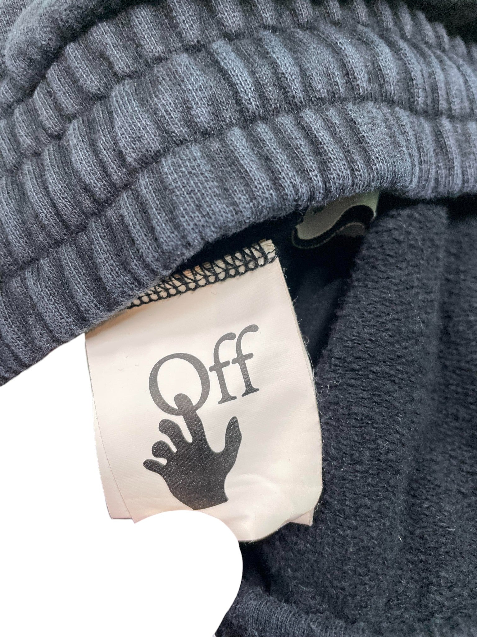 Off White 'Scribble' Black & Purple Shorts