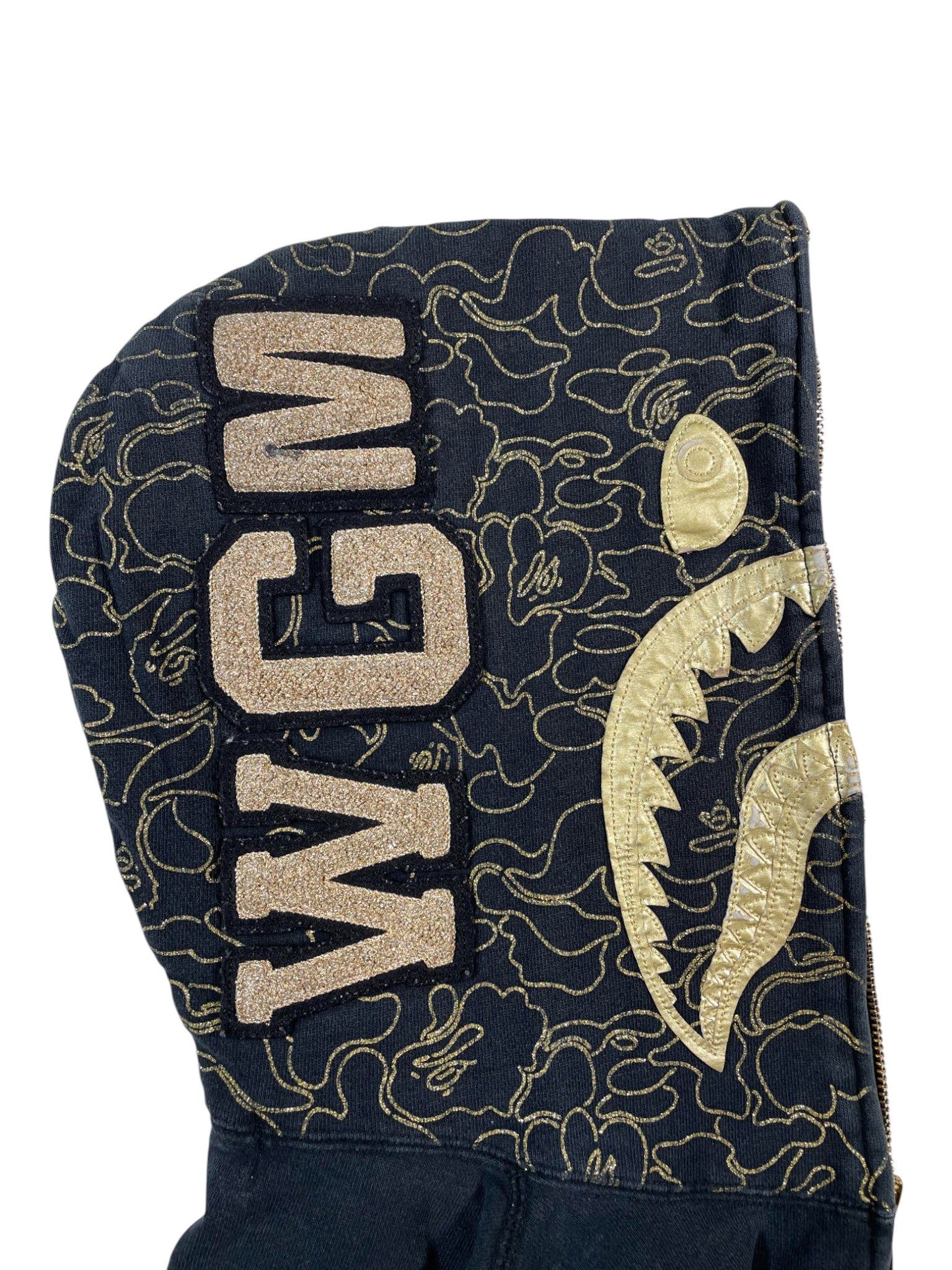 Bape Black & Gold Zip Up