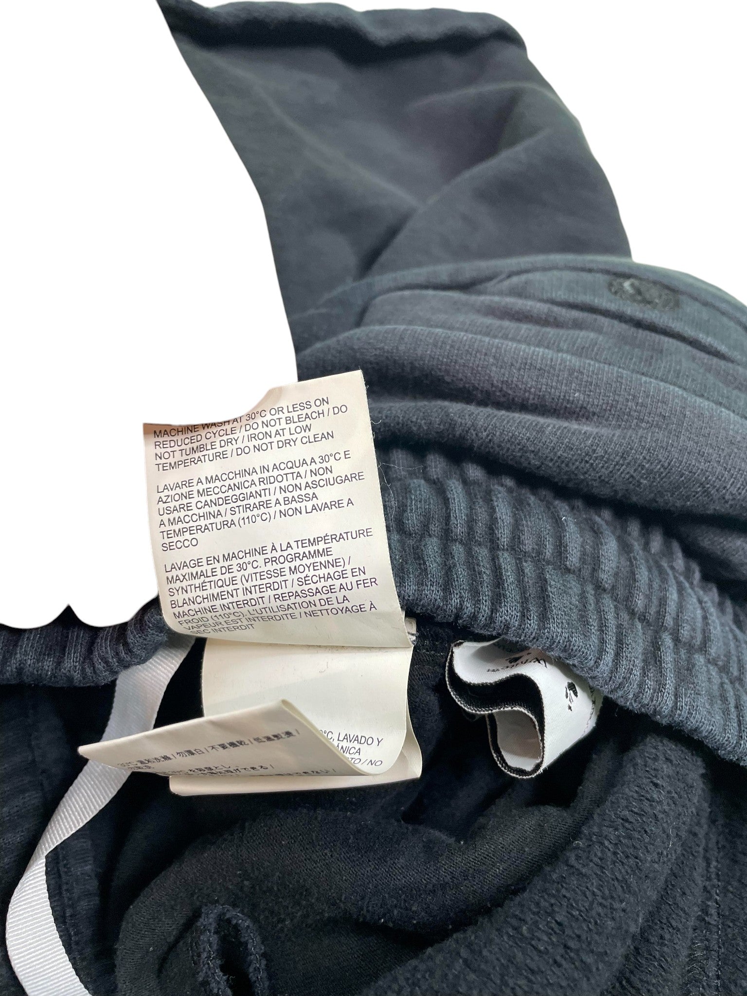 Off White 'Scribble' Black & Purple Shorts