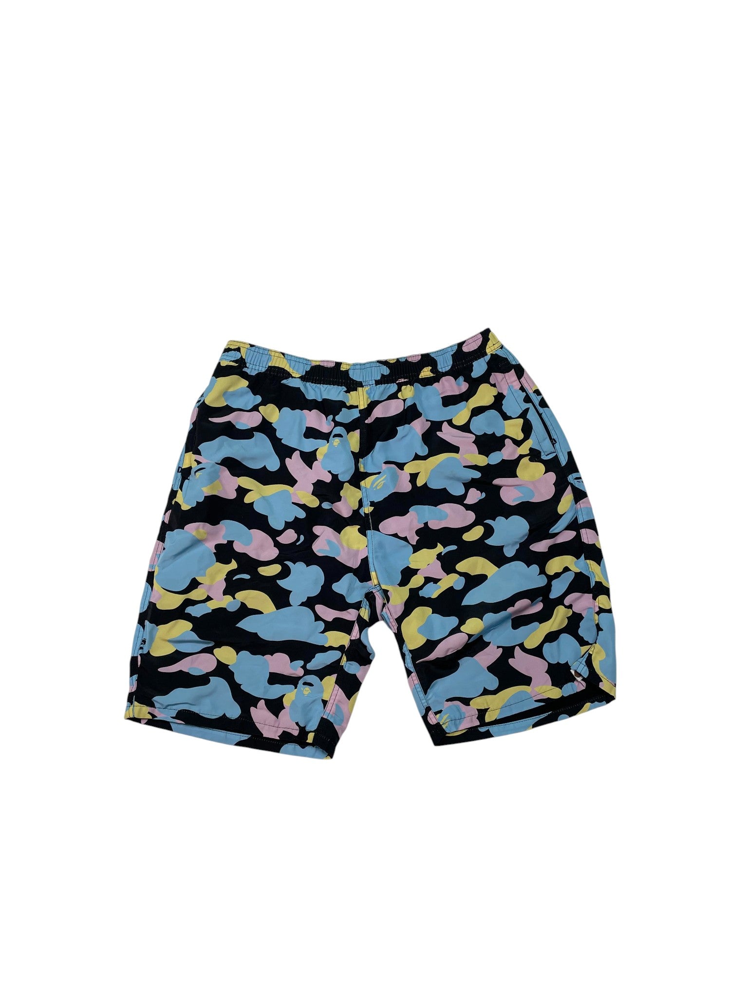 BAPE Multi Color Camo Shorts