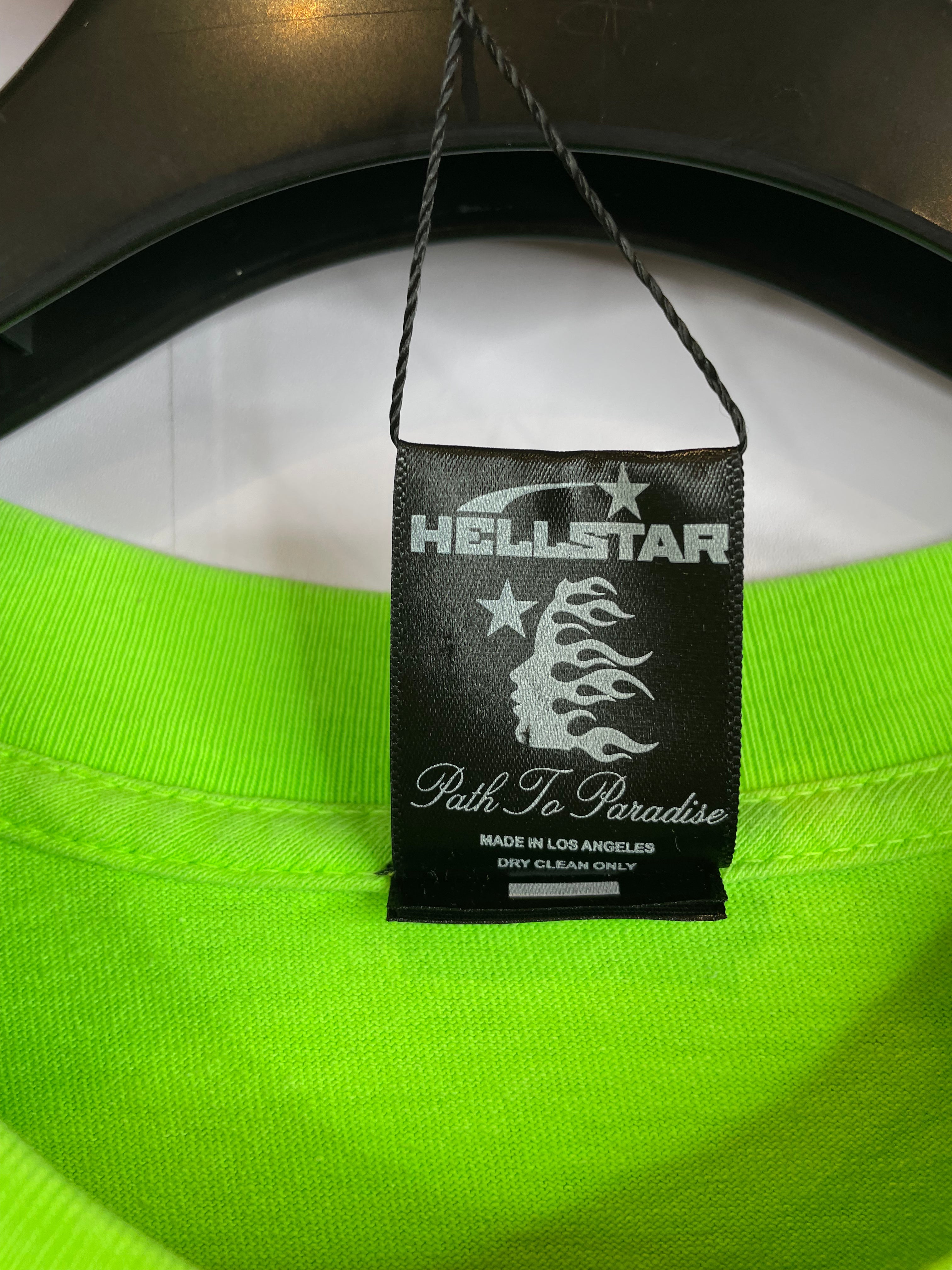 Hellstar Tee Neon Jesus Used Large