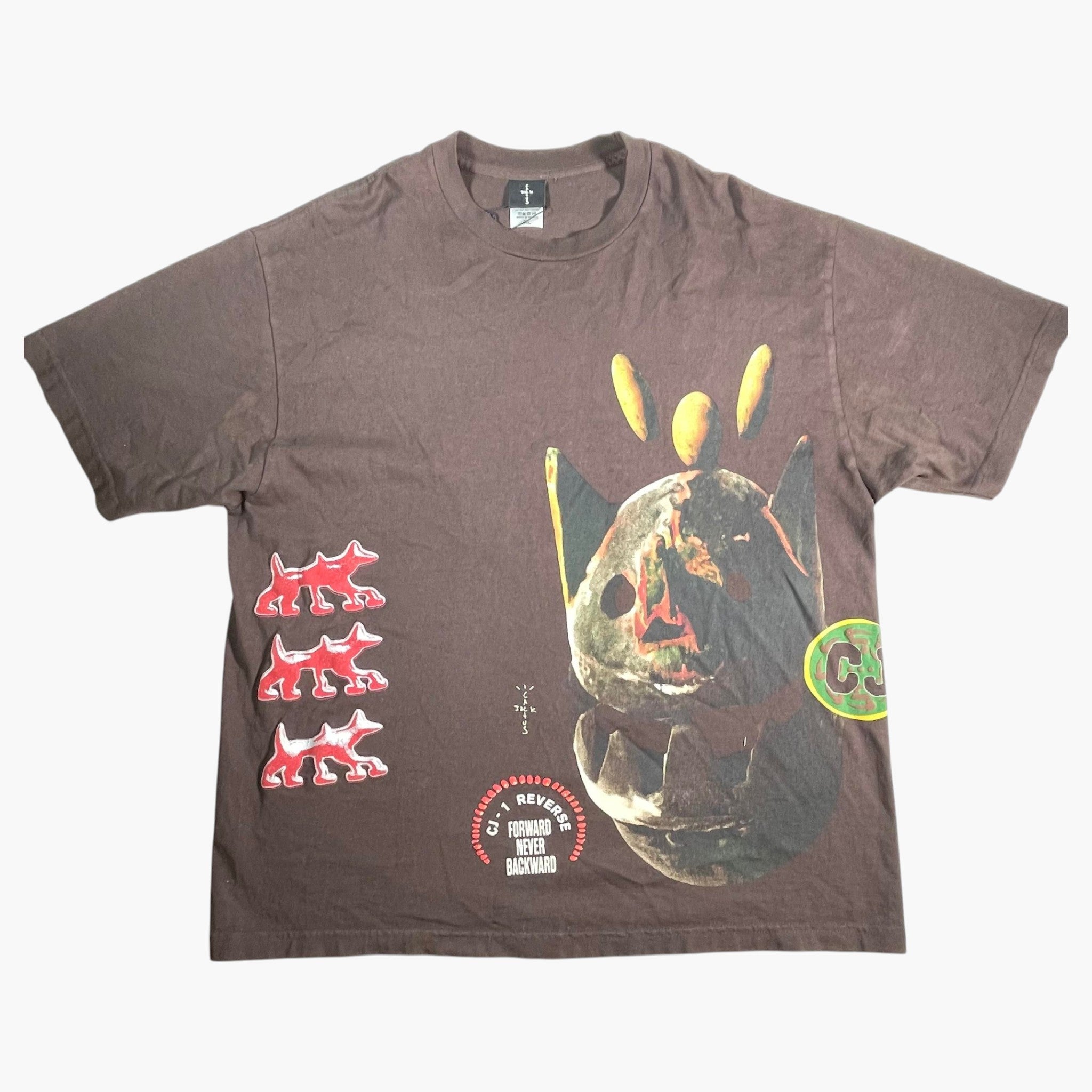Cactus Jack Circus Maximus Cream & Brown Tee