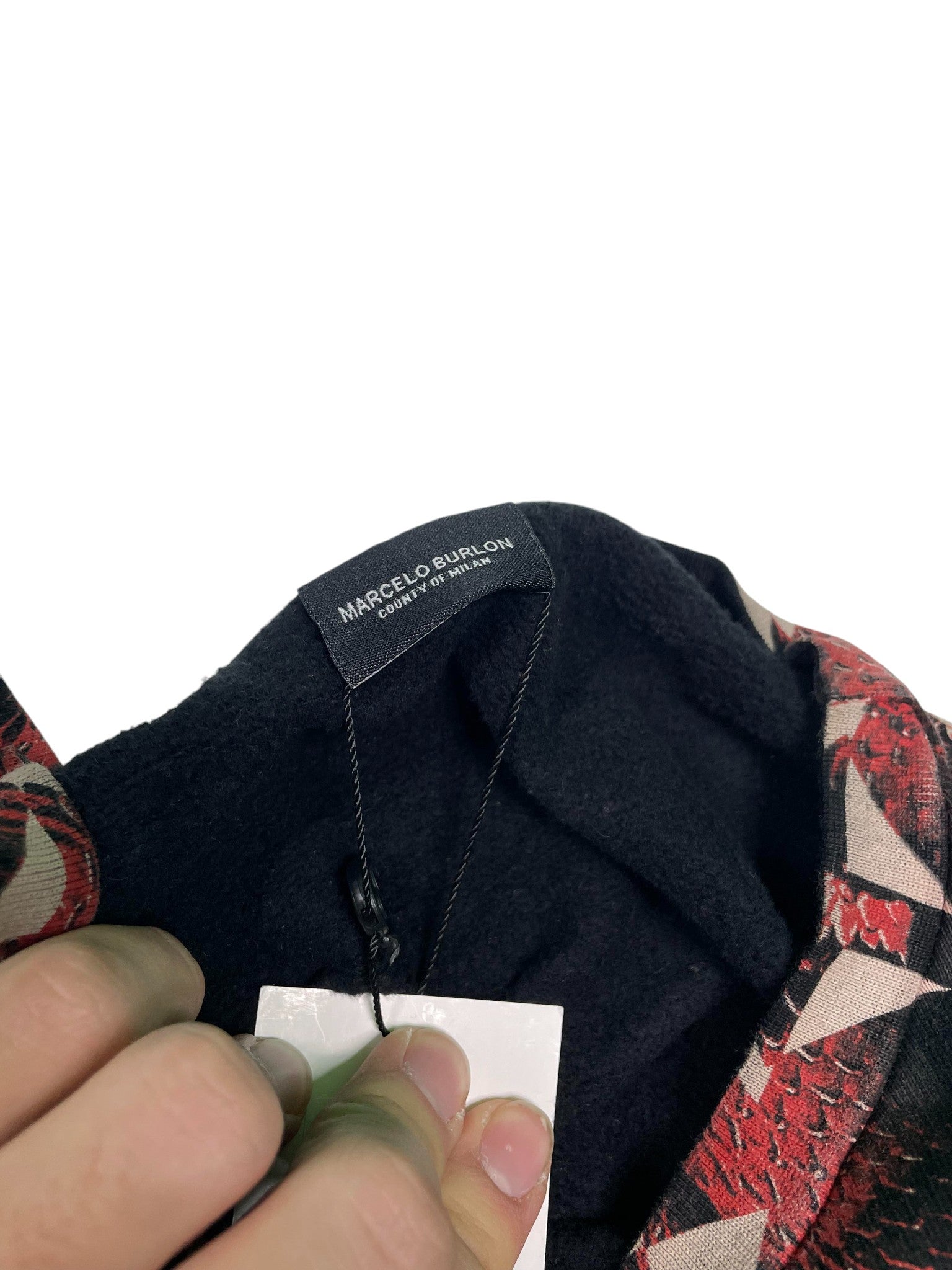 Marcelo Burlon Black & Red Snake Crewneck