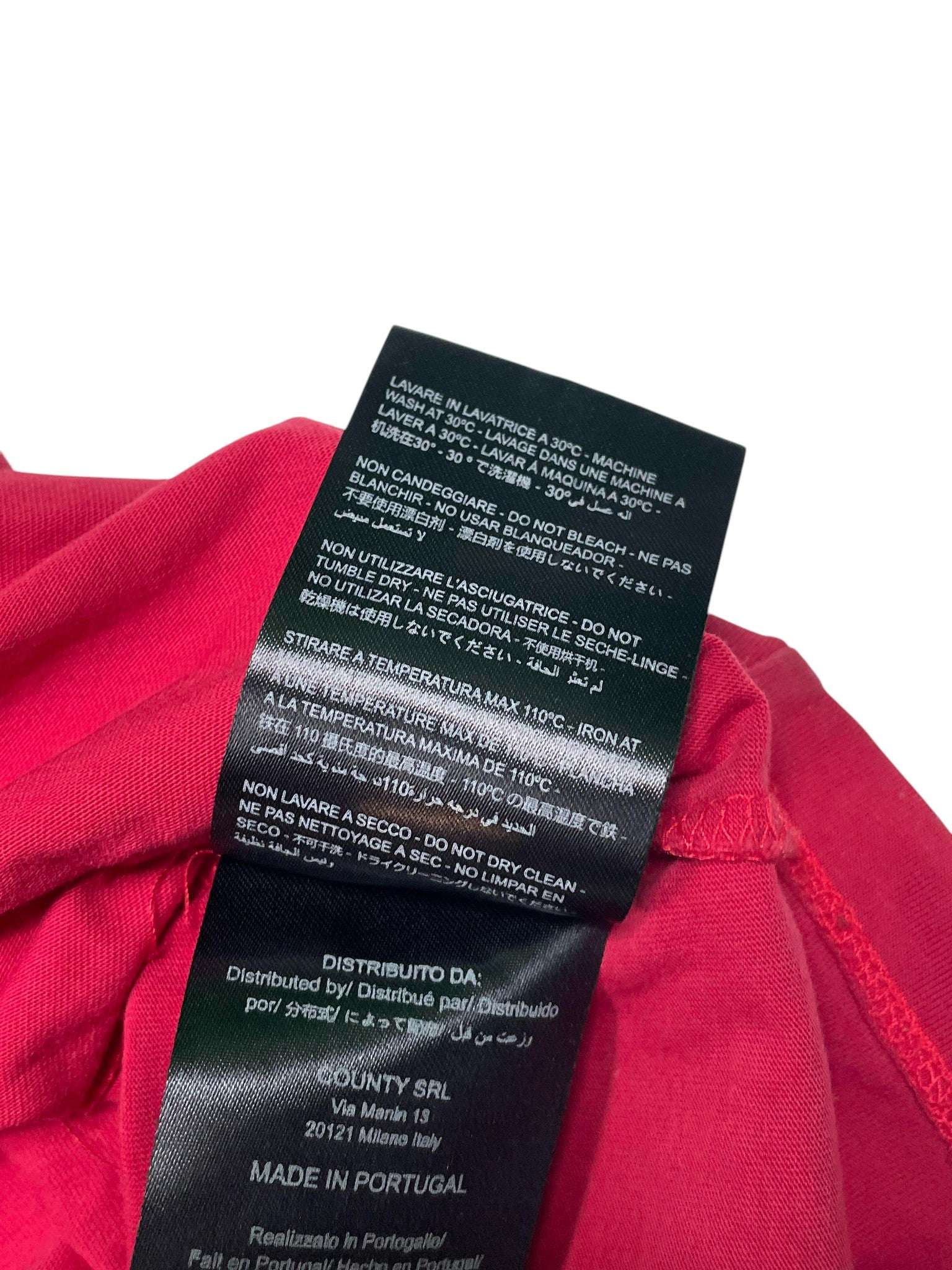 Marcelo Burlon Black & Red Wings Tee