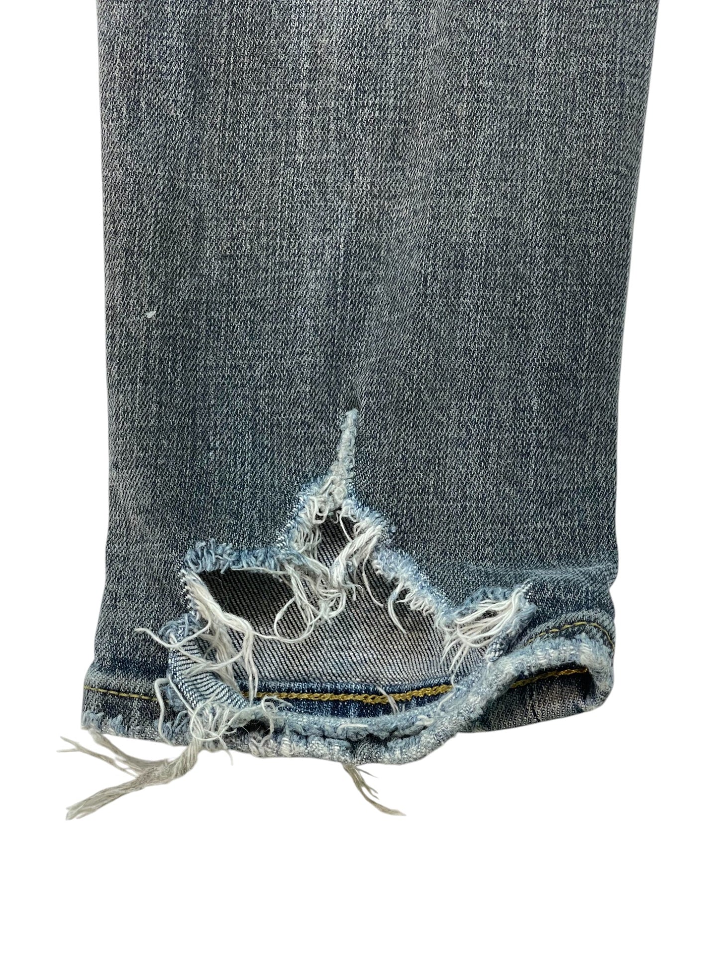 Purple Brand Light Wash Ripped Jeans