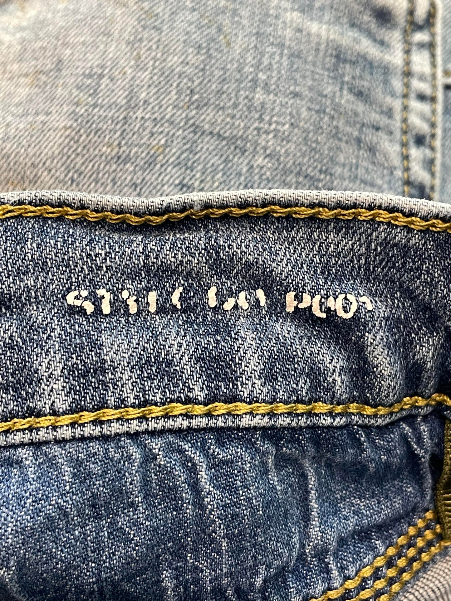 Purple Brand Light Wash Ripped Jeans