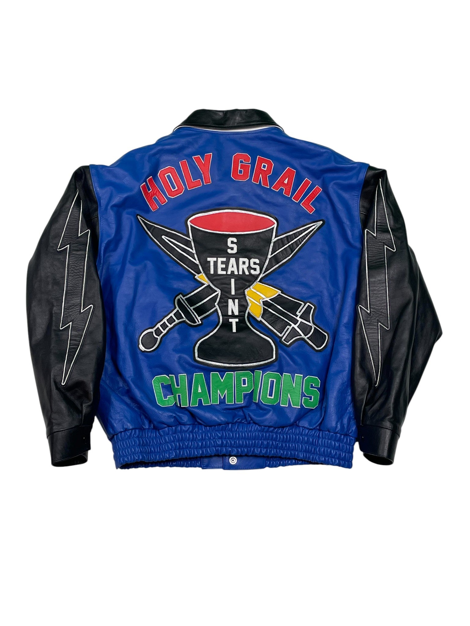 Saint Mxxxxxxx Denim Tears Leather Jacket