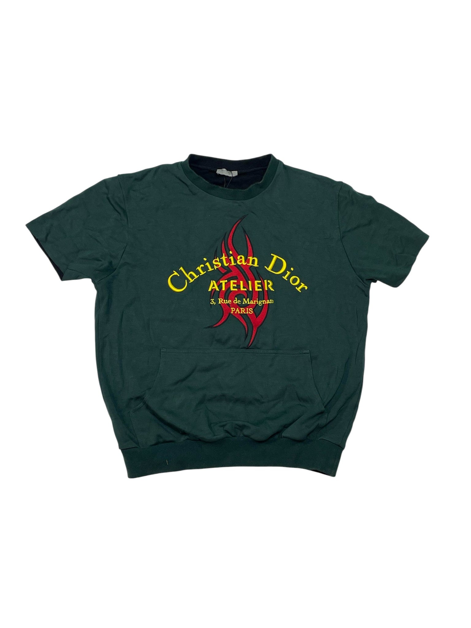 Dior Green Yellow & Red Atelier Pocket Tee