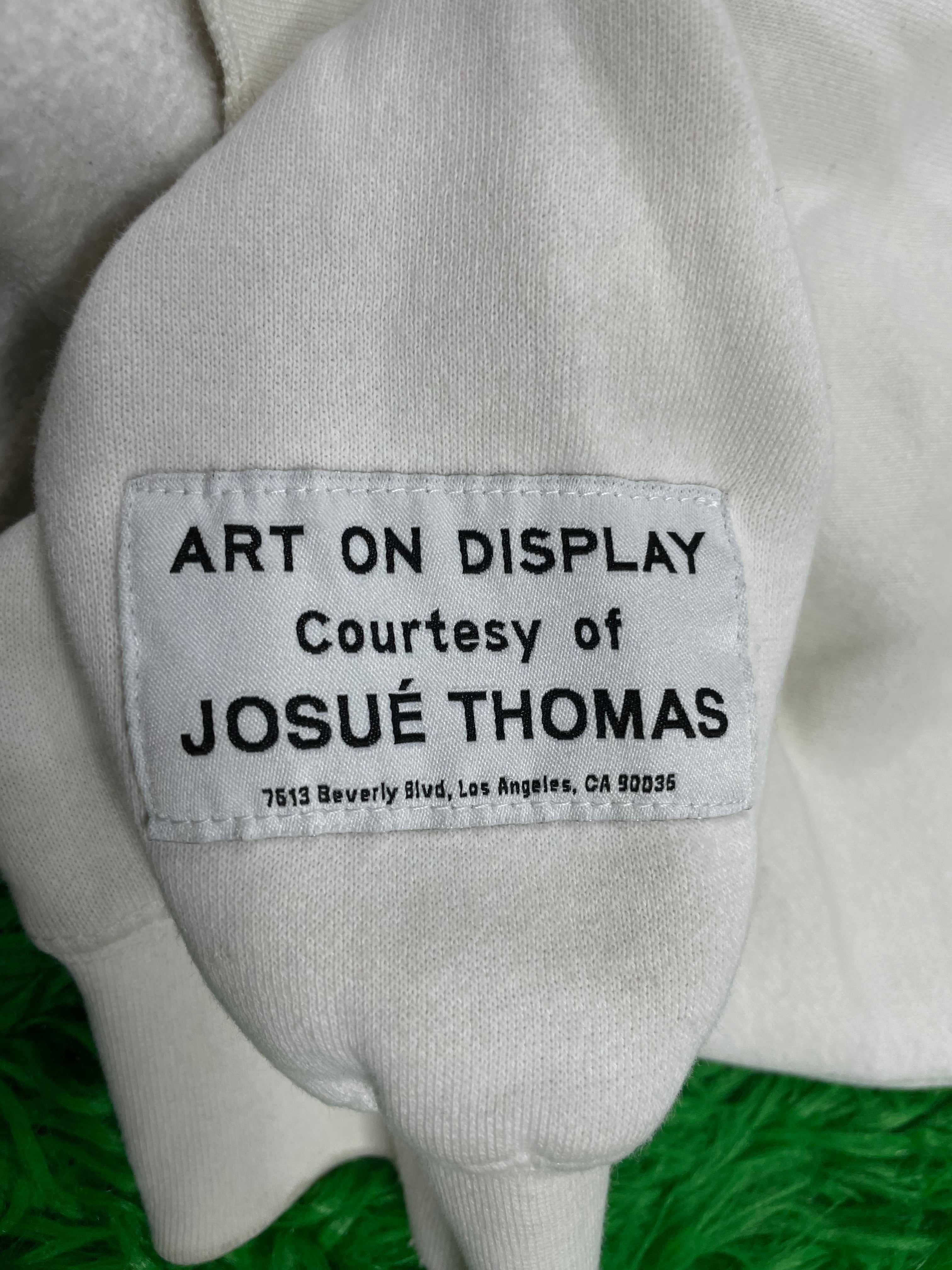 Gallery Dept Hoodie Stop Being Racist White Red Blue Large